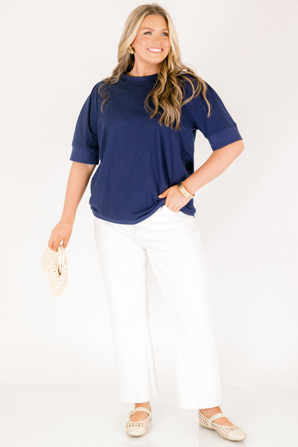 An Easy Love Top, Navy
