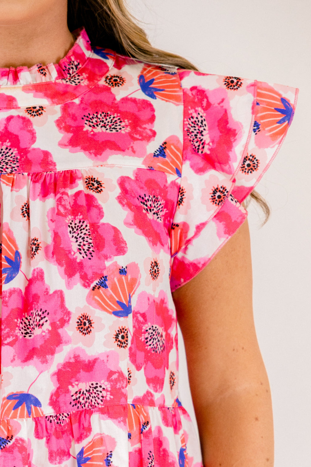 As Of Right Now Top, Pink Floral