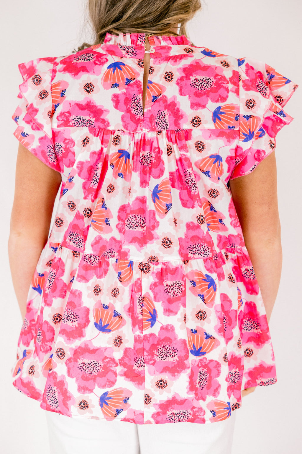 As Of Right Now Top, Pink Floral