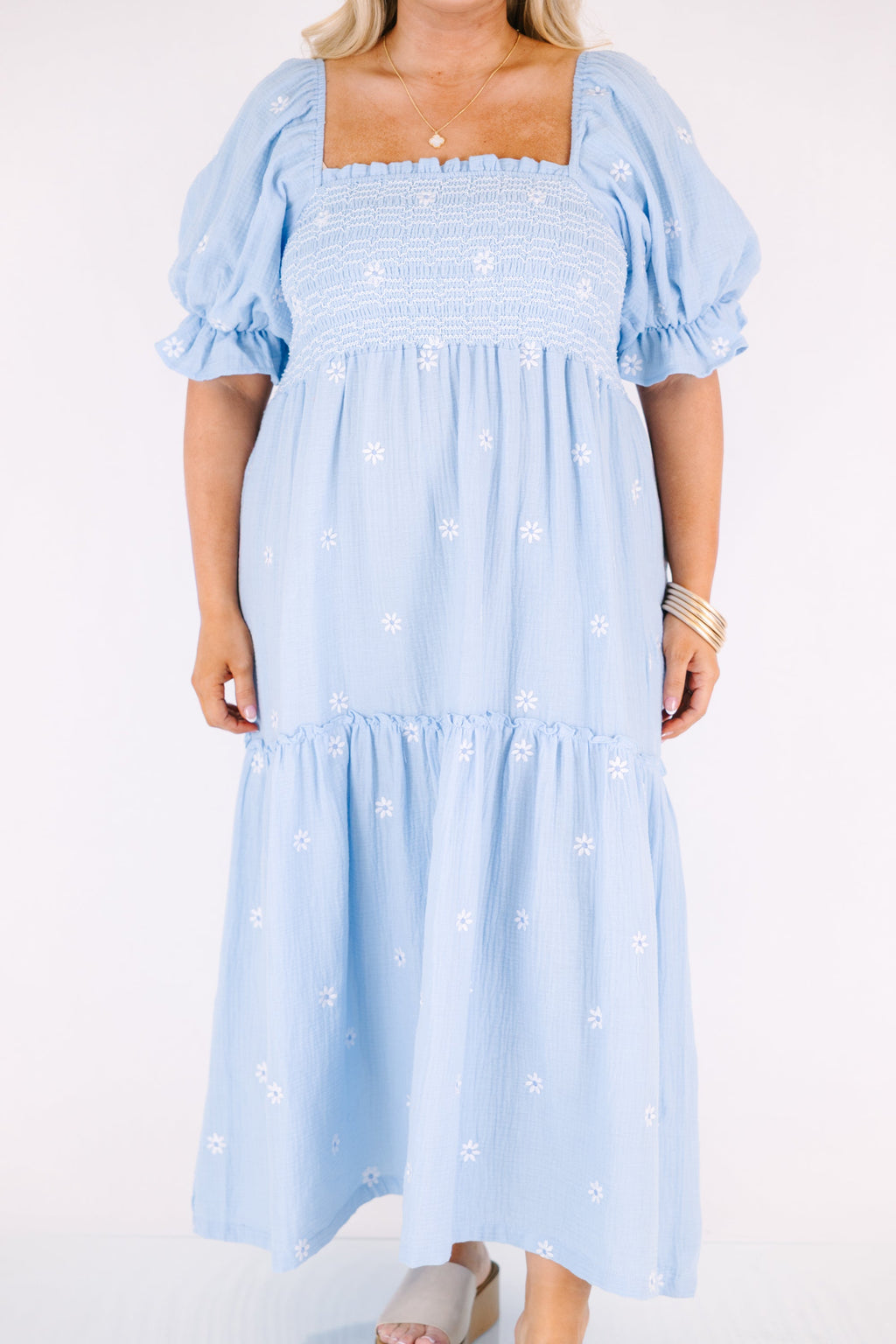 Aster Dress, Light Blue