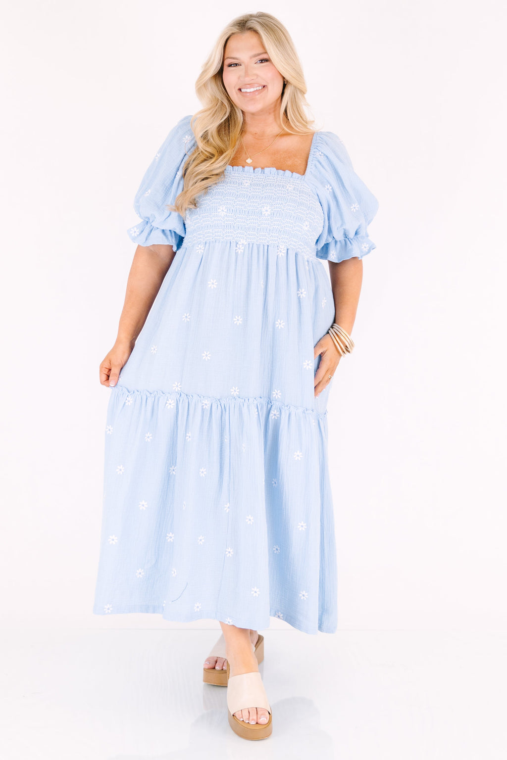 Aster Dress, Light Blue