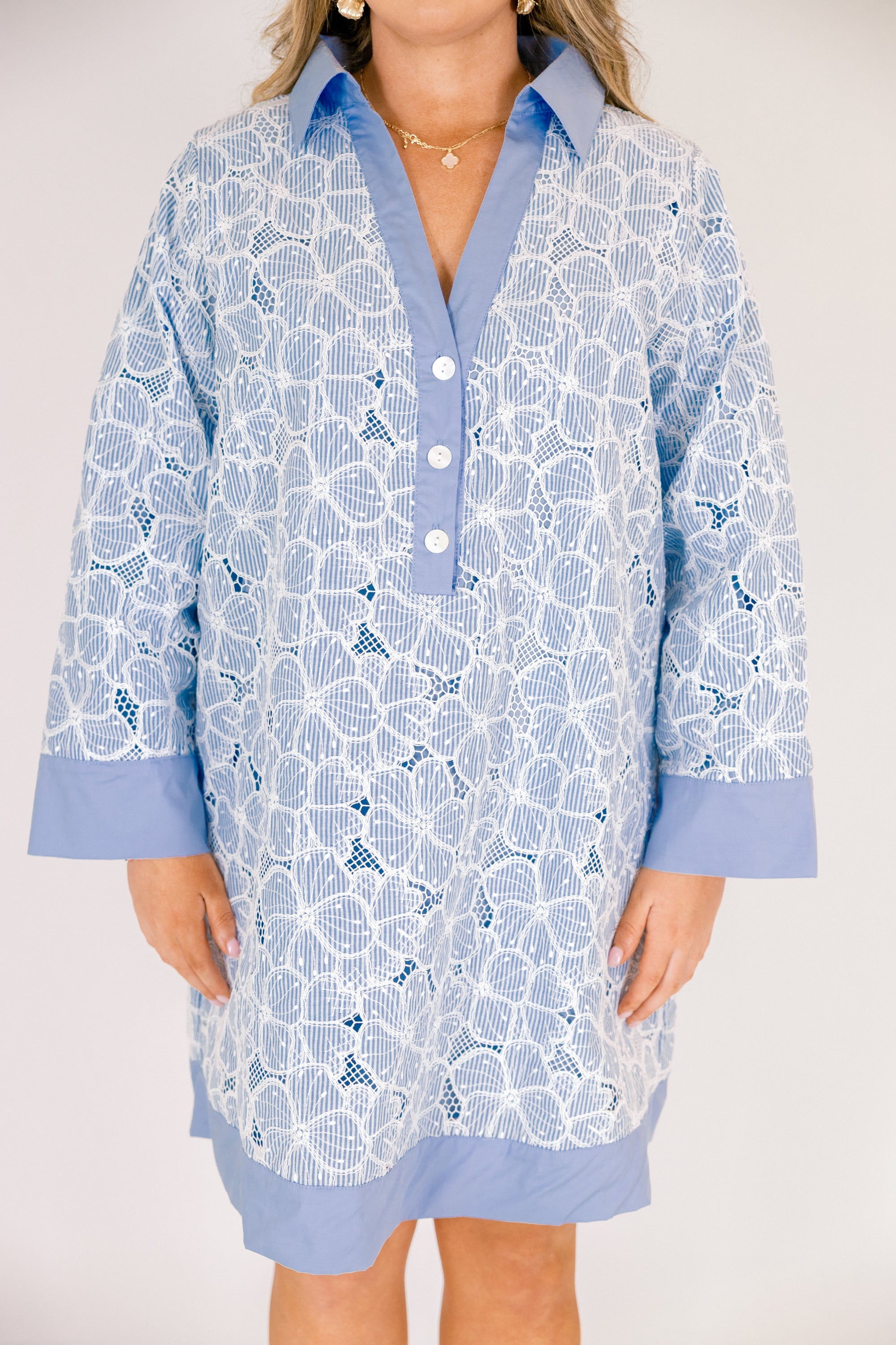 A Touch Of Radiance Dress, Baby Blue
