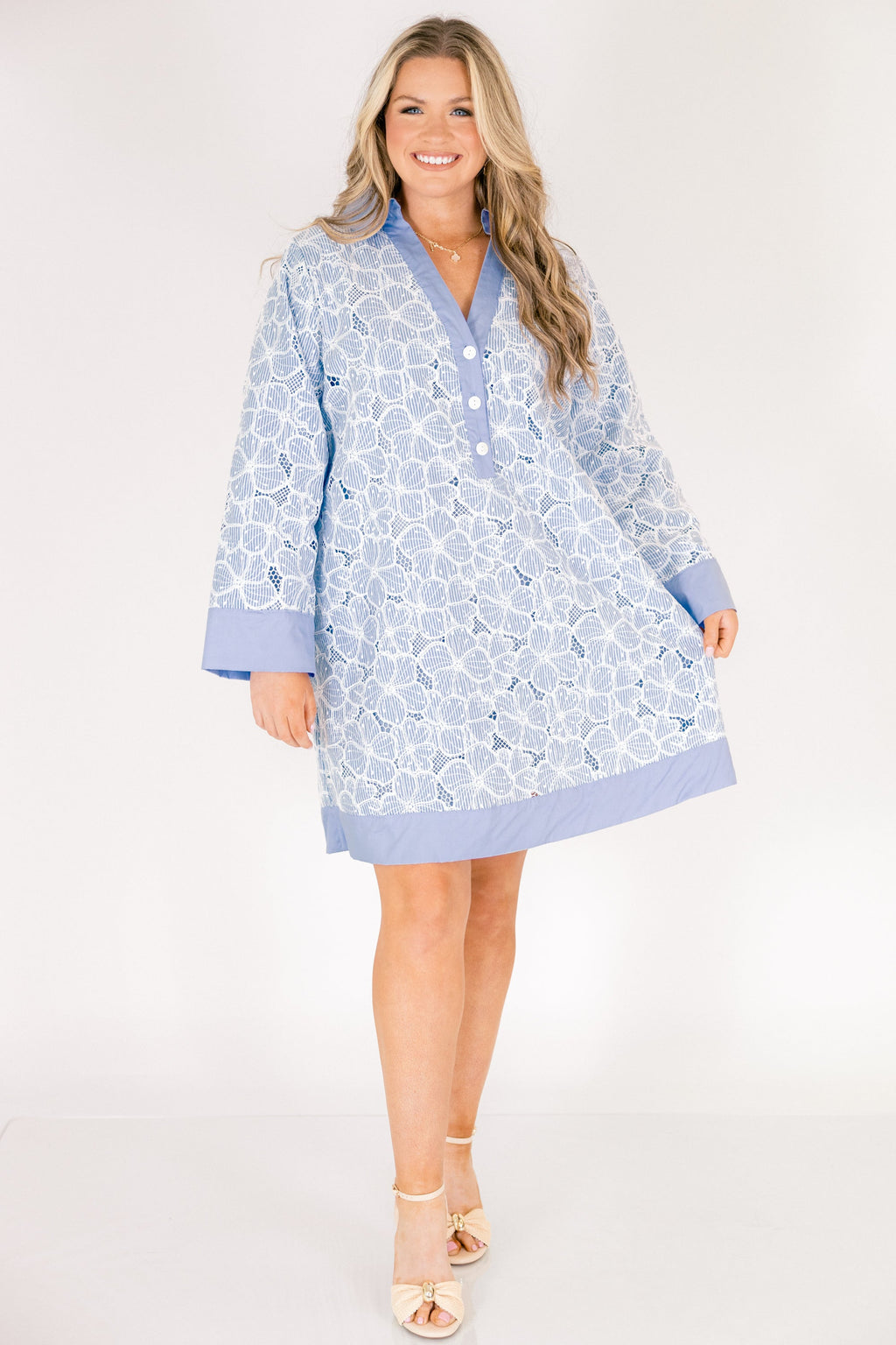 A Touch Of Radiance Dress, Baby Blue