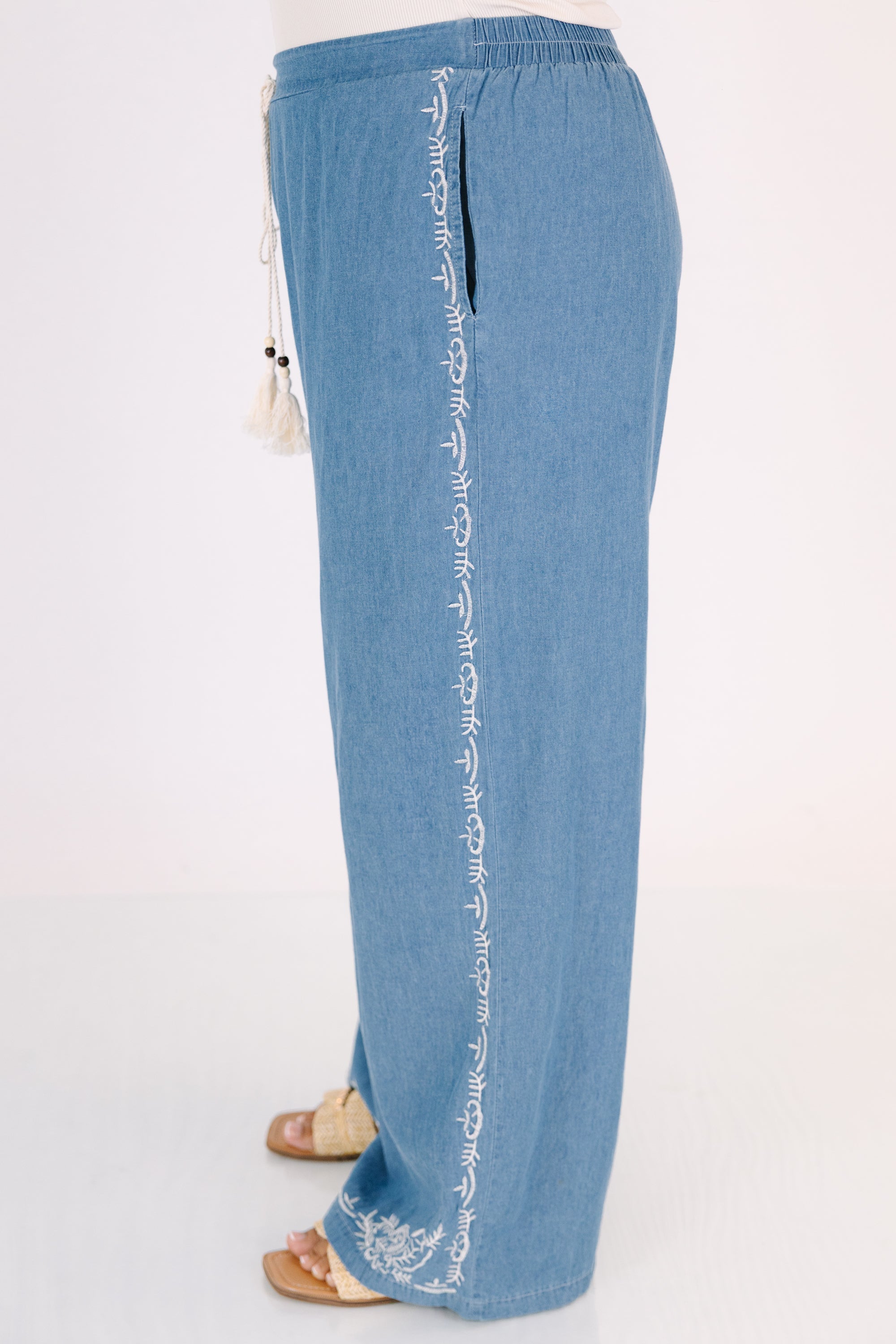A Touch Of Whimsy Pants, Blue