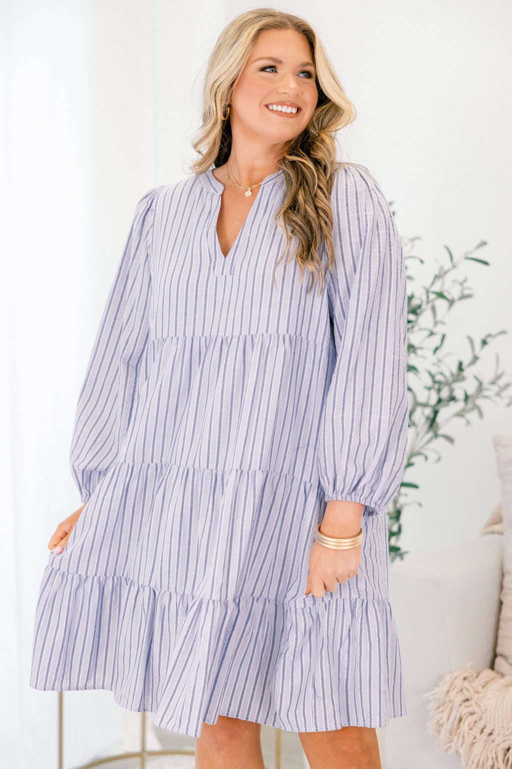 At The End Of The Day Dress, Blue
