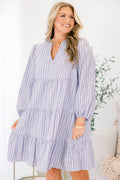 At The End Of The Day Dress, Blue