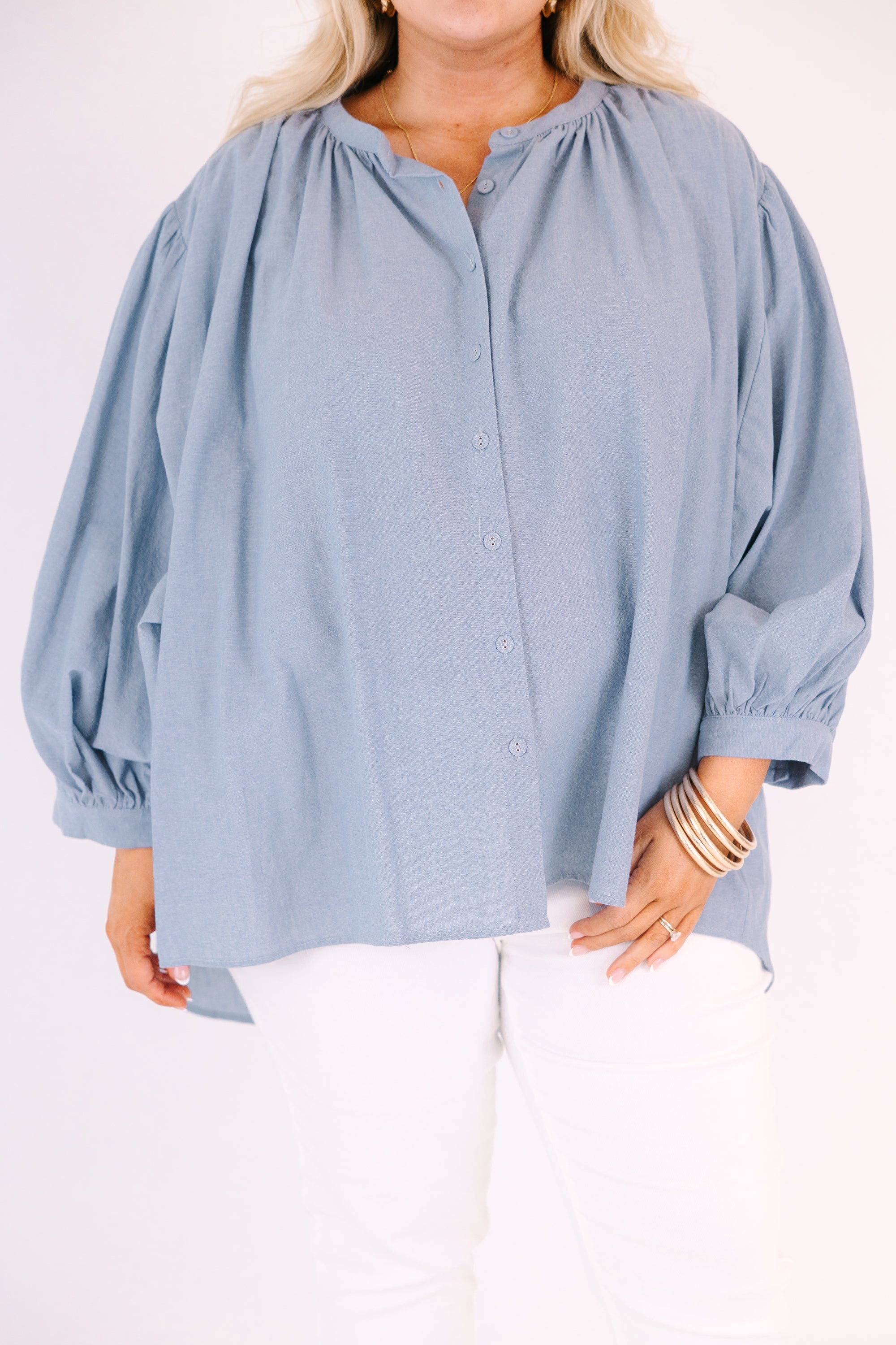 Away From It All Tunic, Chambray