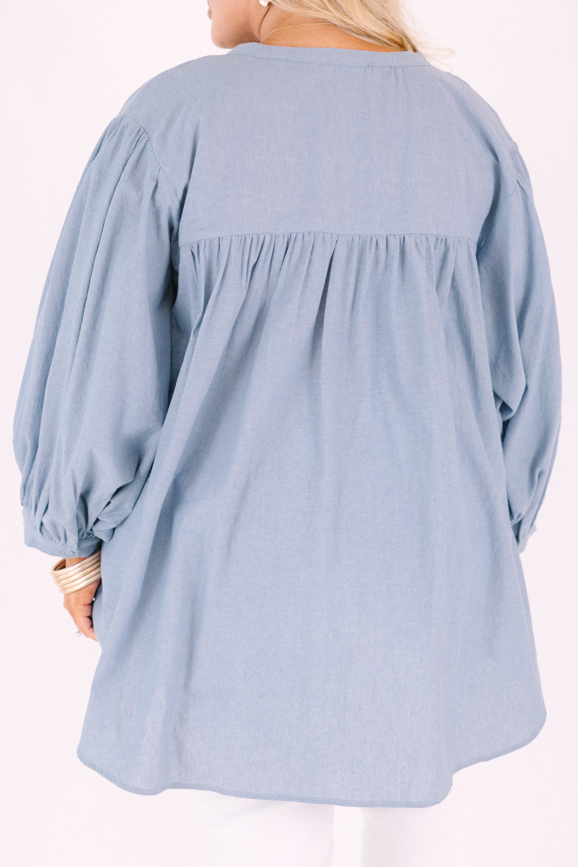 Away From It All Tunic, Chambray