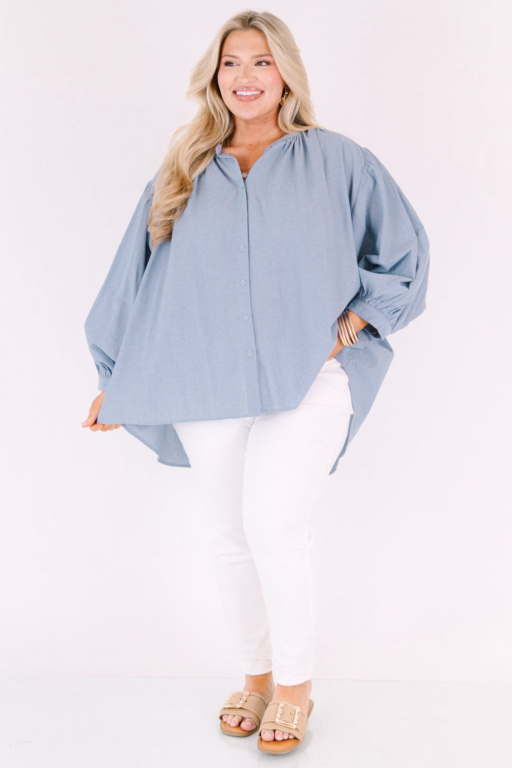 Away From It All Tunic, Chambray