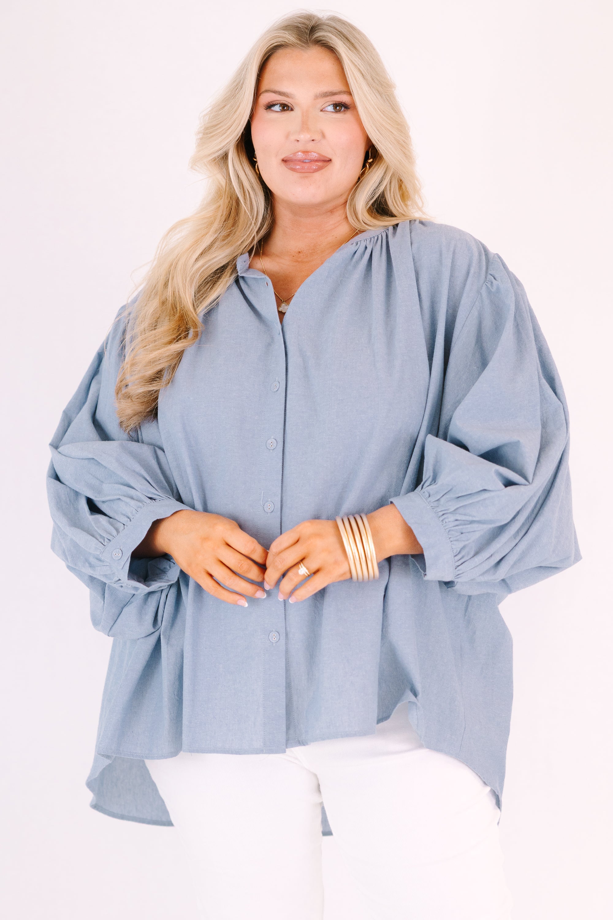 Away From It All Tunic, Chambray
