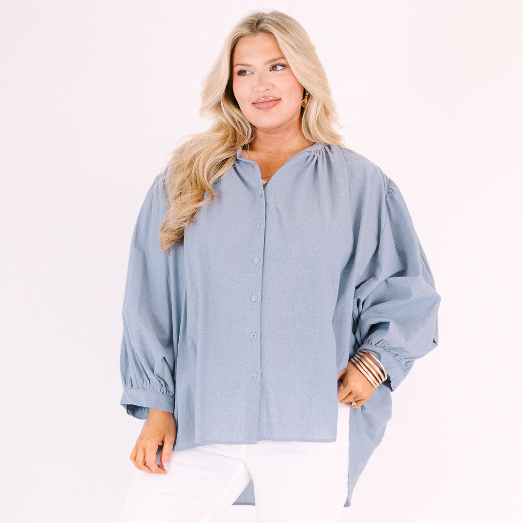 Away From It All Tunic, Chambray