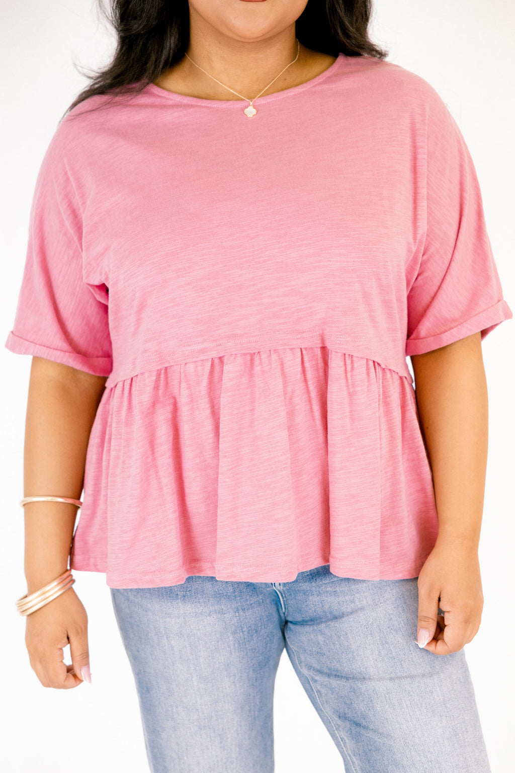A Welcoming Smile Top, Pink