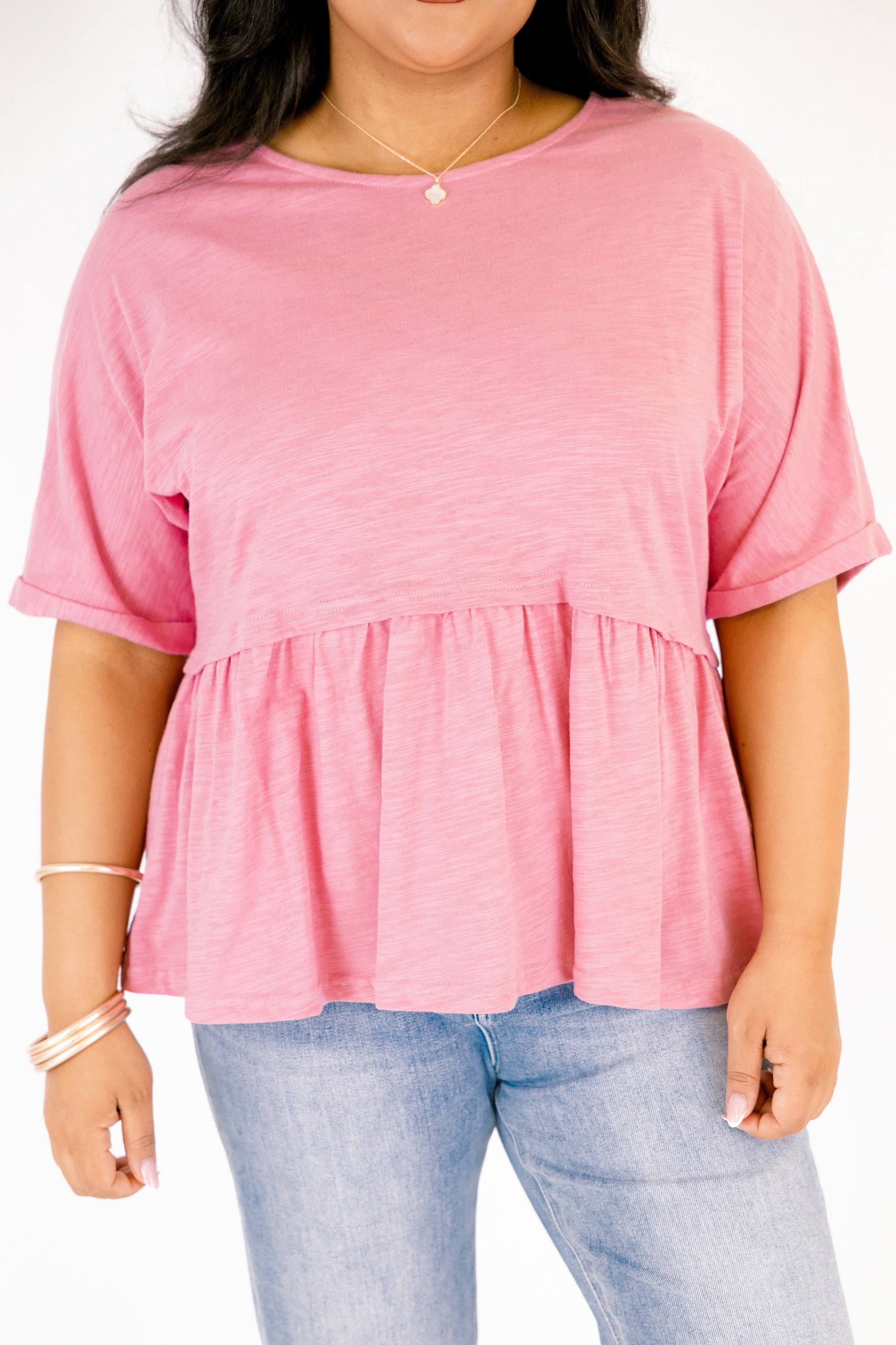 A Welcoming Smile Top, Pink