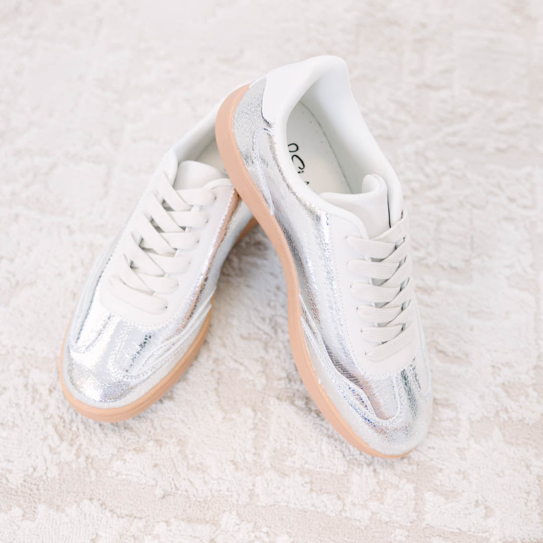 Back To It Sneakers, Silver