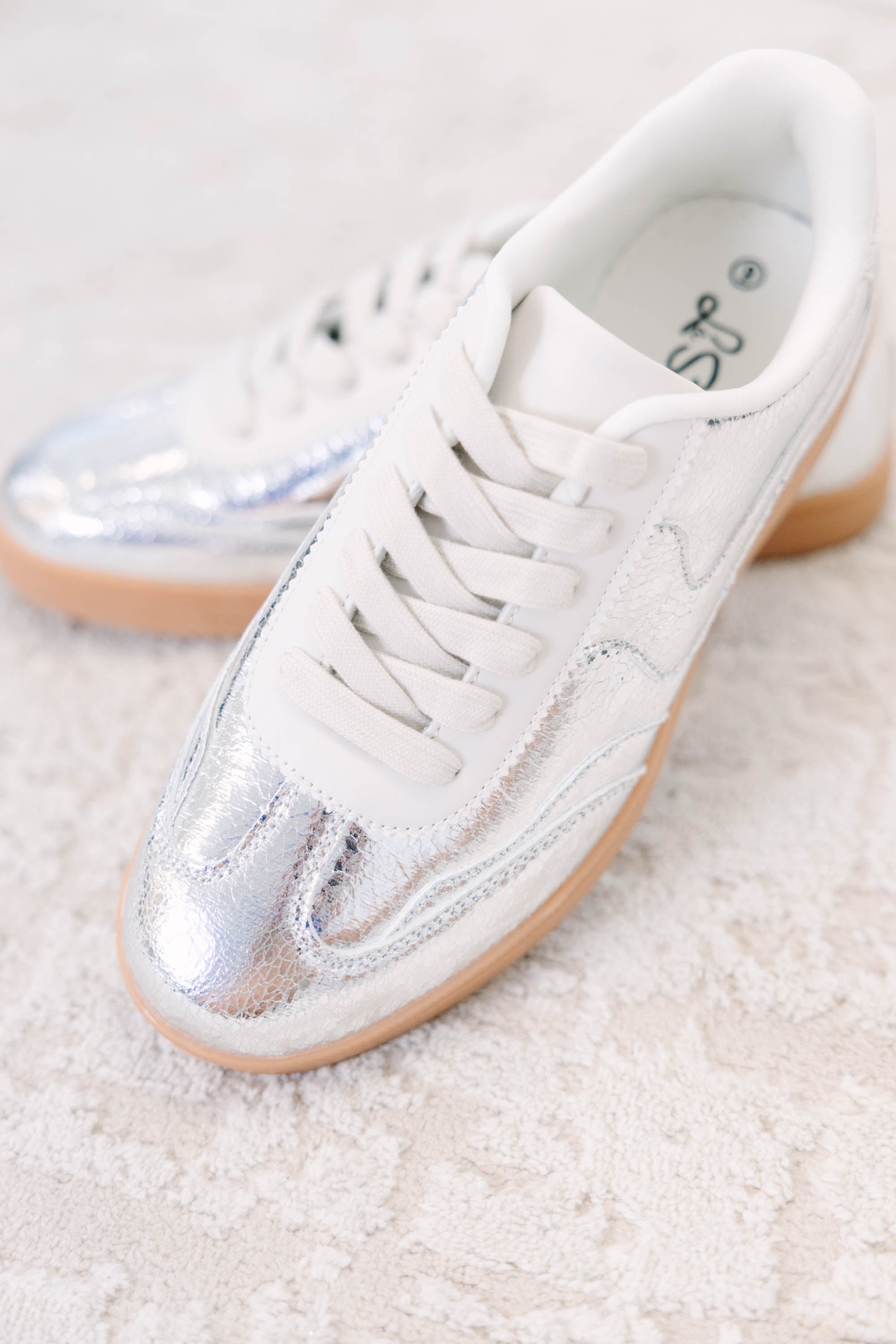 Back To It Sneakers, Silver