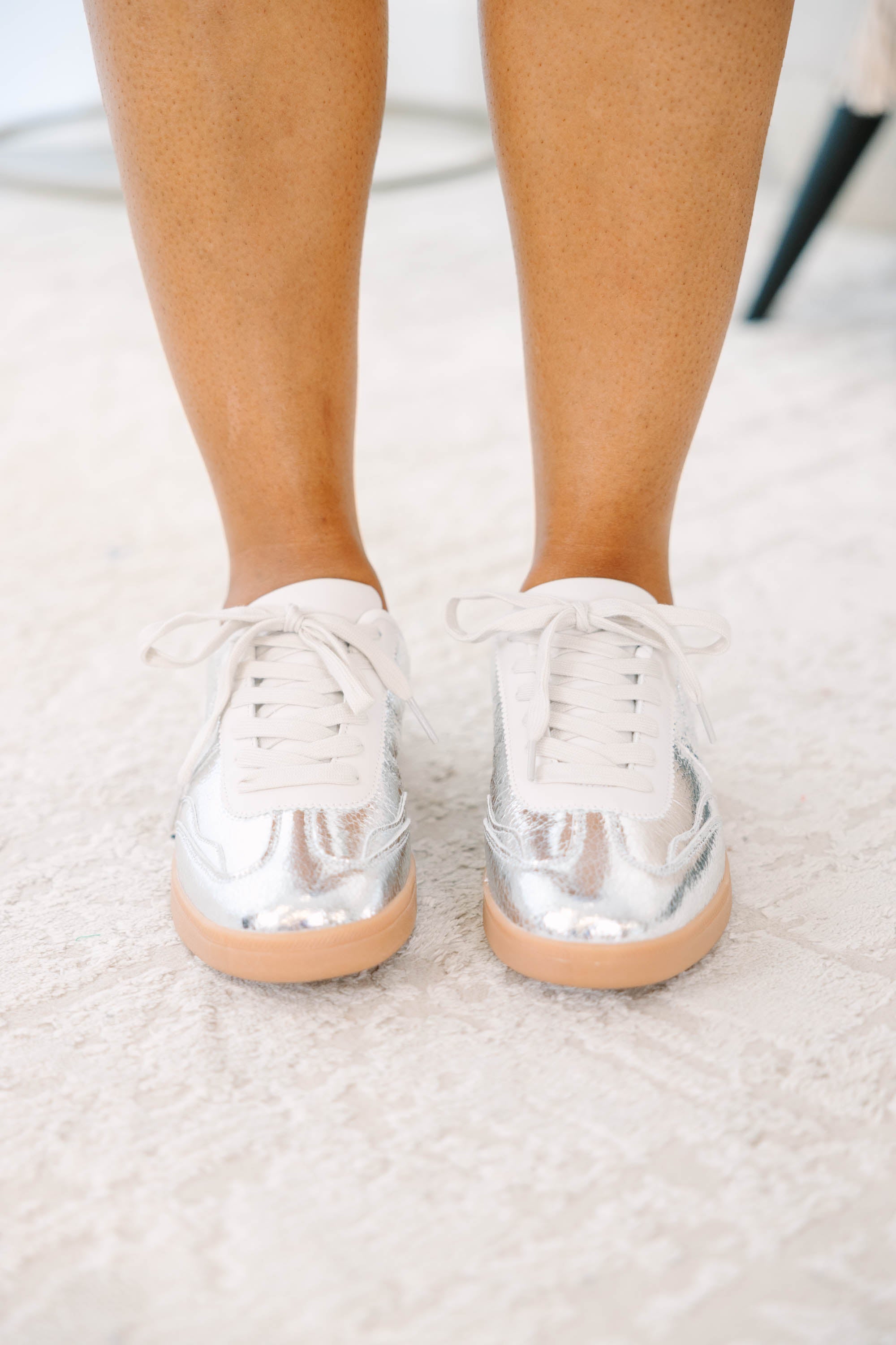Back To It Sneakers, Silver