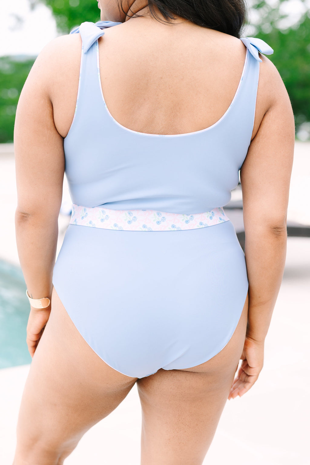 Back To The Beach Swimsuit, Pink/Blue