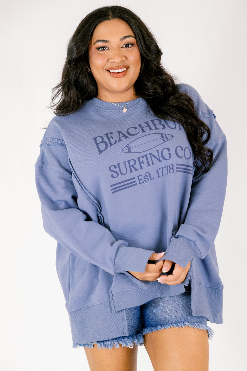 Beachbum Surf Co. Comfy Crew, Denim