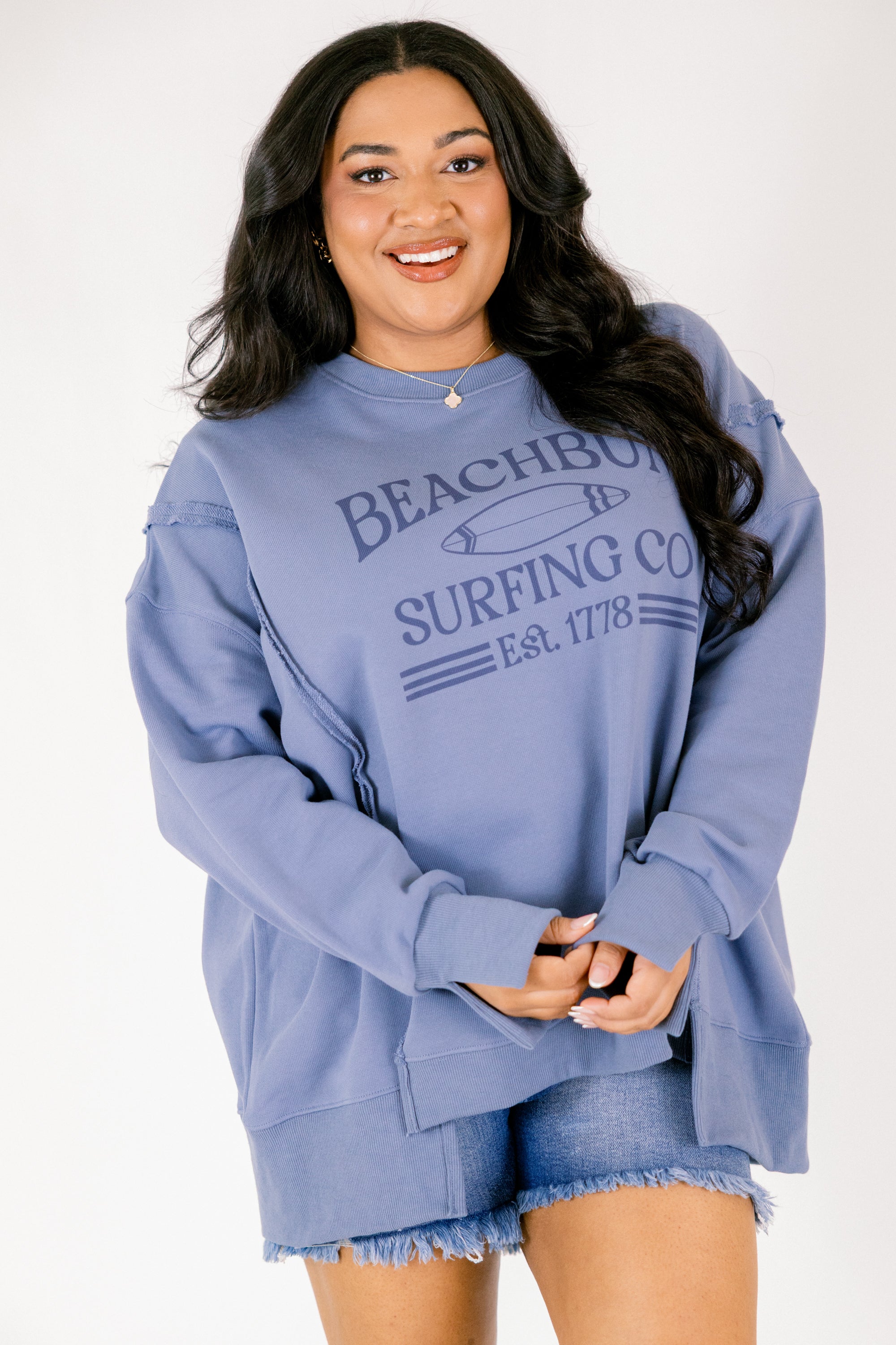 Beachbum Surf Co. Comfy Crew, Denim