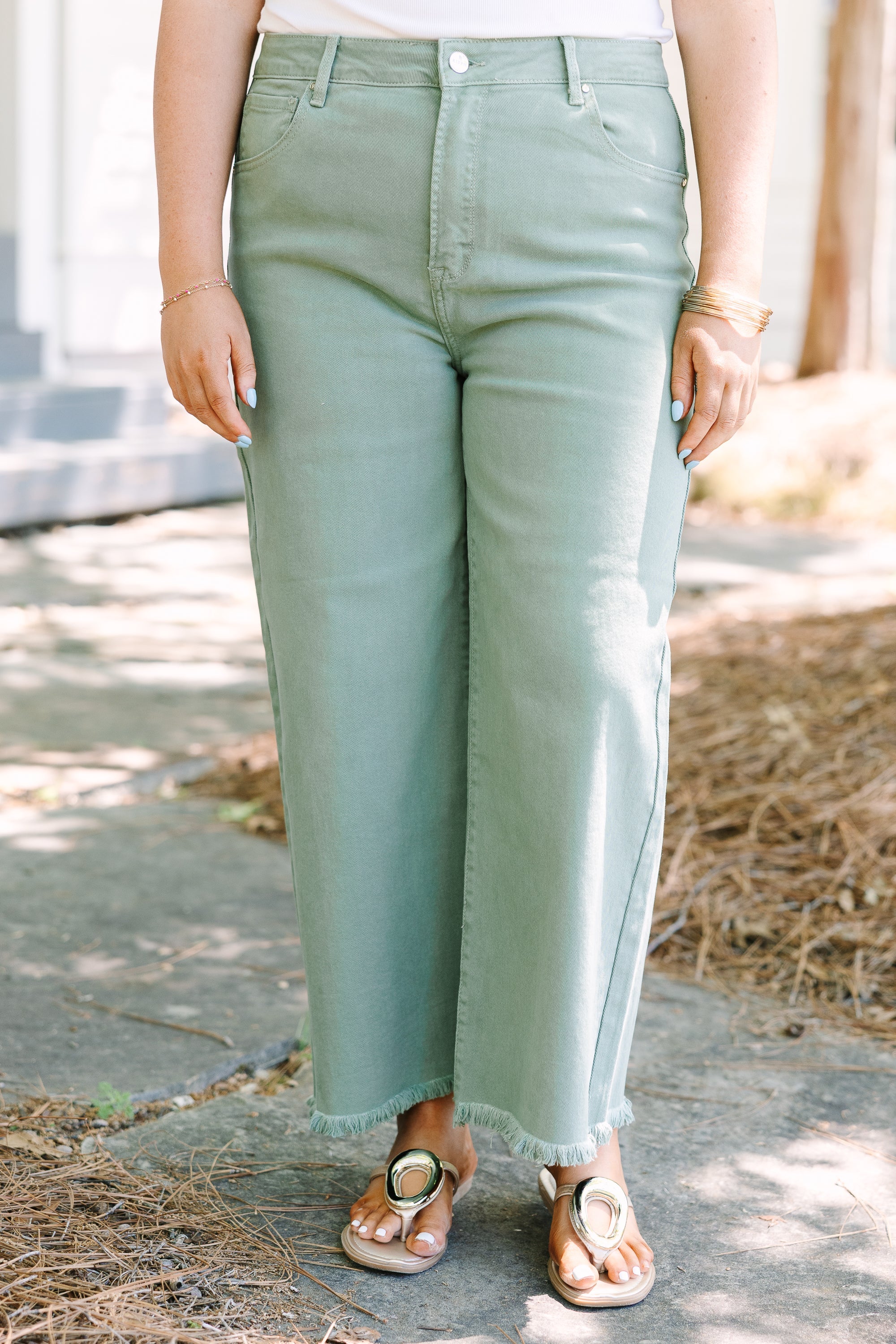 Been There, Done That Jeans, Olive
