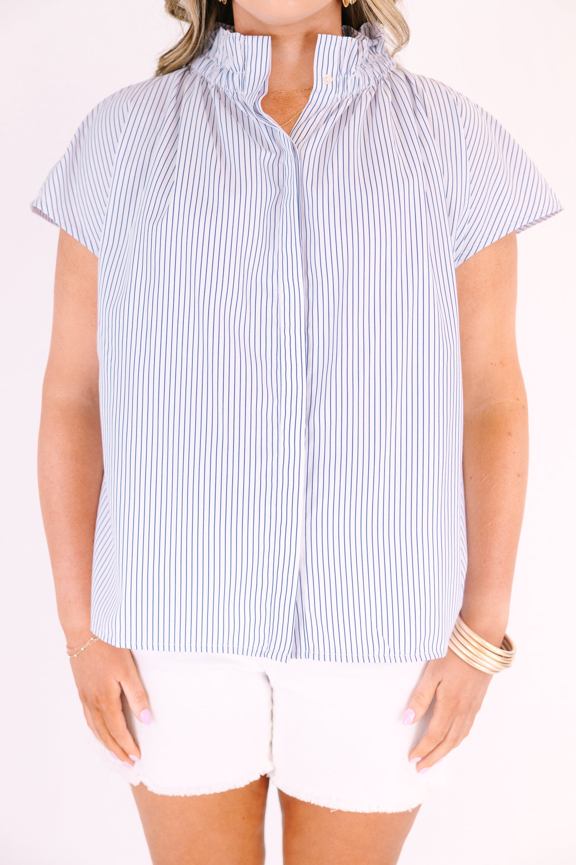 Be The One Top, Blue Stripe