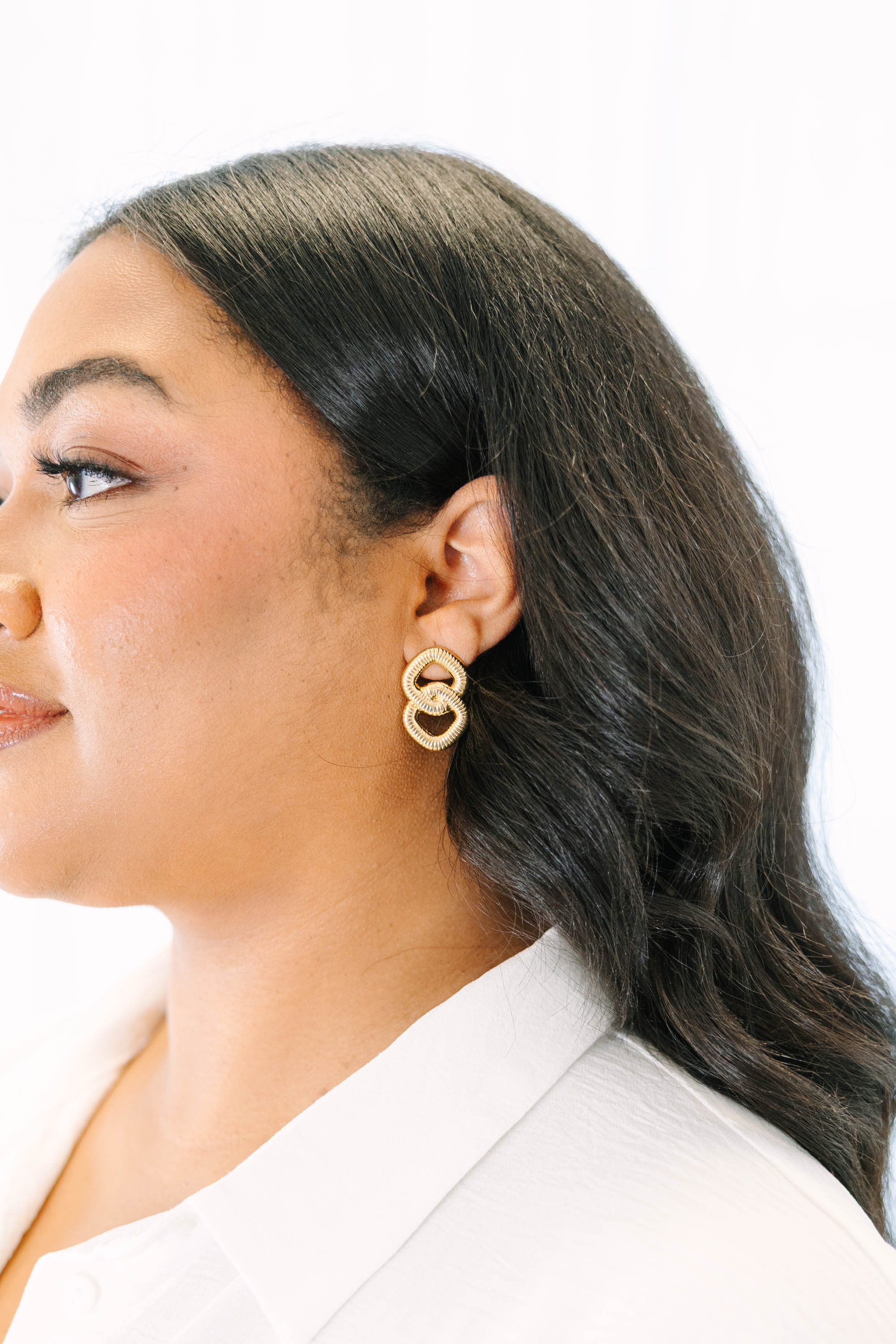 Better Than Before Earrings, Gold