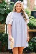Between Me And You Dress, Light Blue