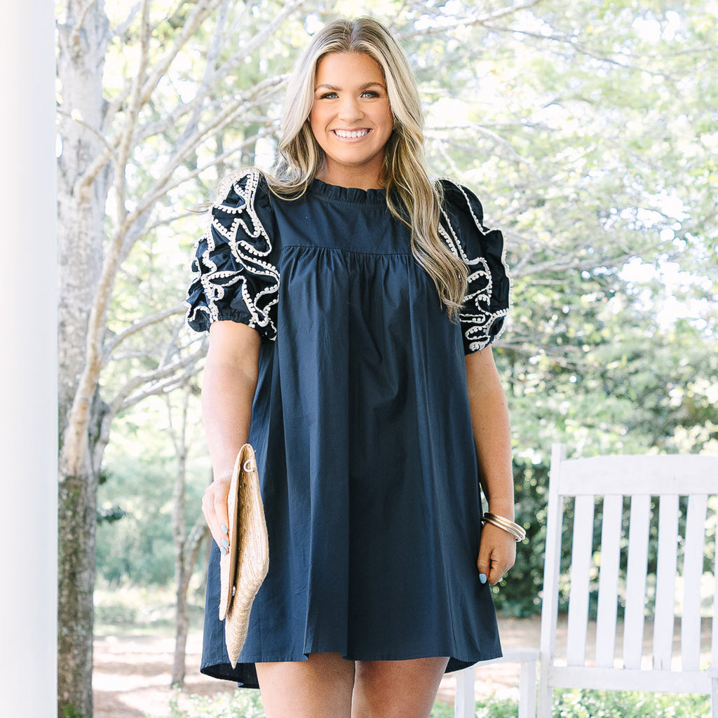 Between Me And You Dress, Navy