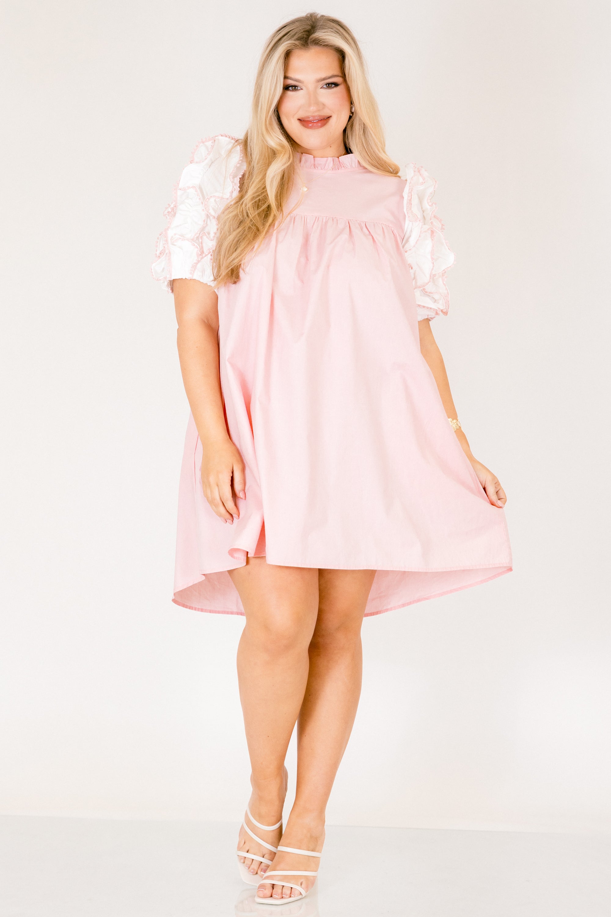 Between Me And You Dress, Pink
