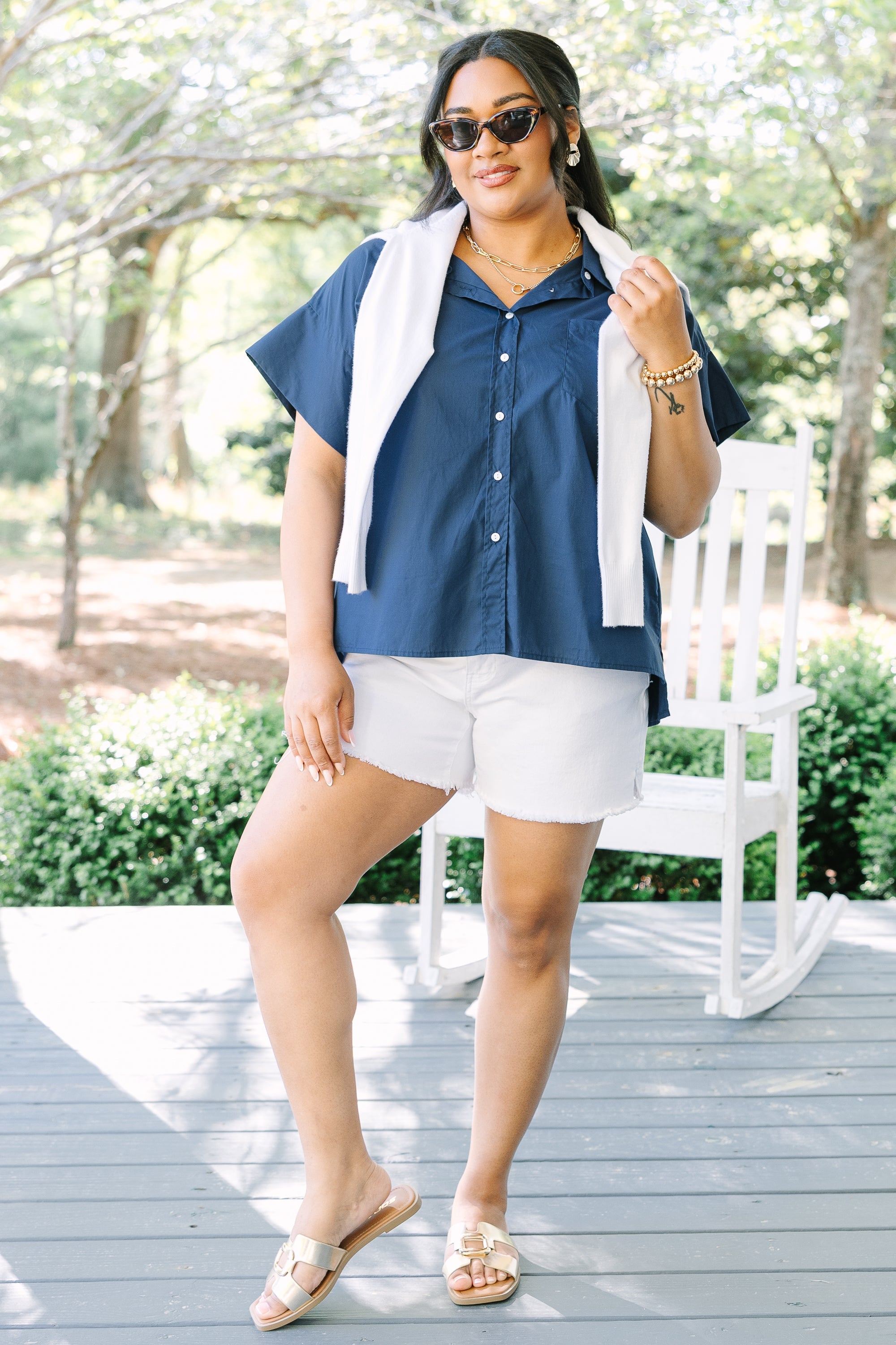 Be Your Best Top, Navy