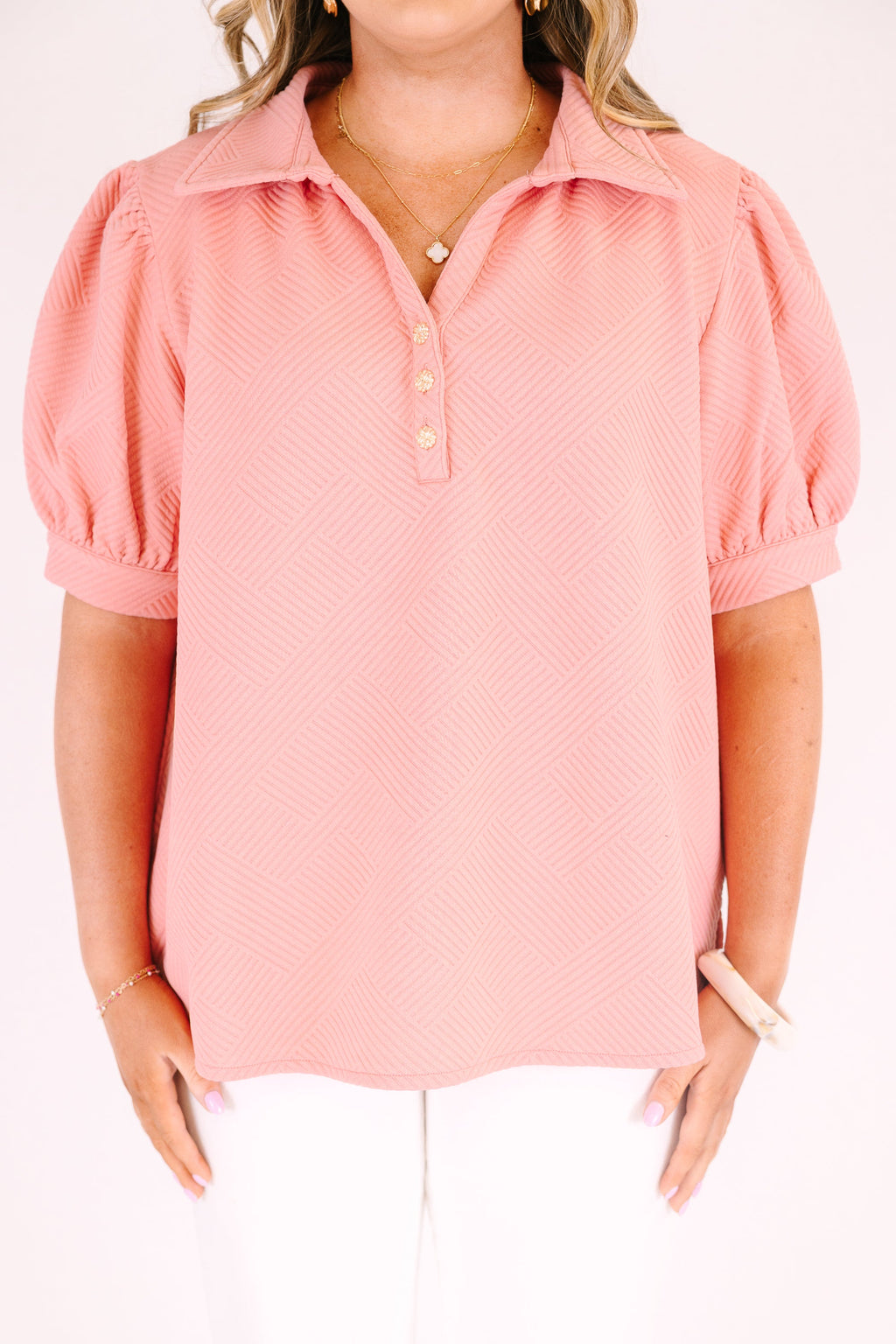 Bigger Plans Top, Pink