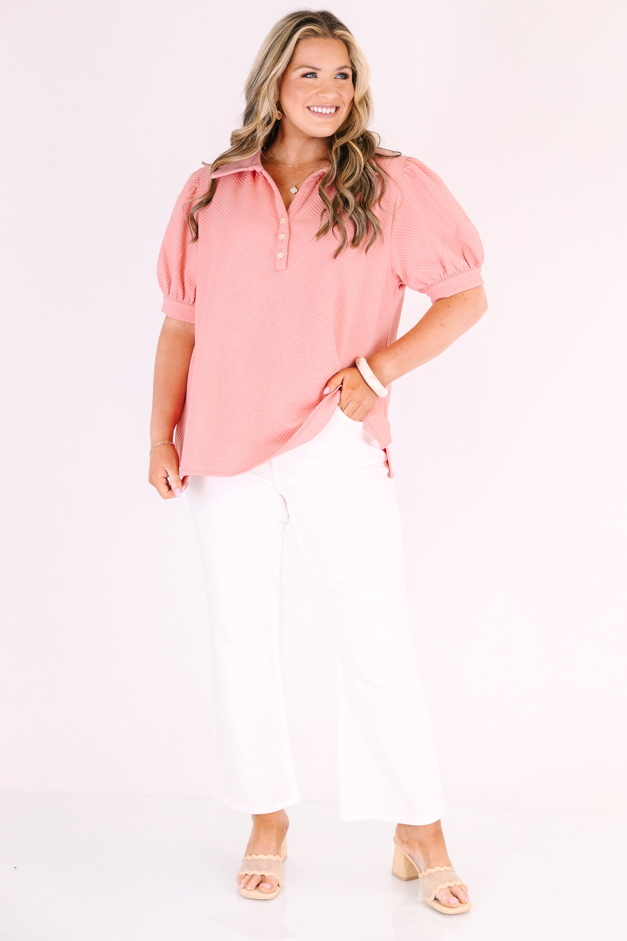 Bigger Plans Top, Pink