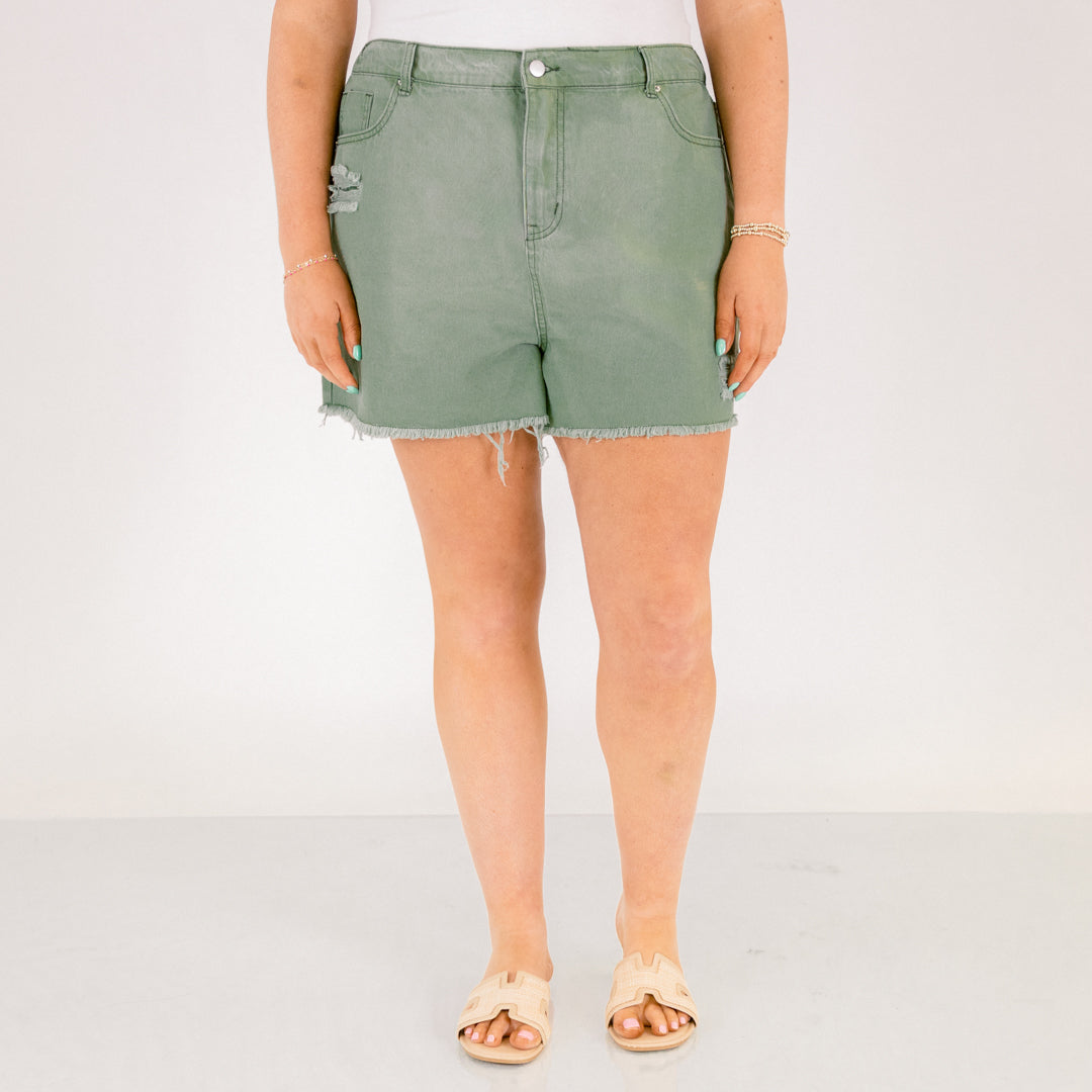 Big Moves Shorts, Olive