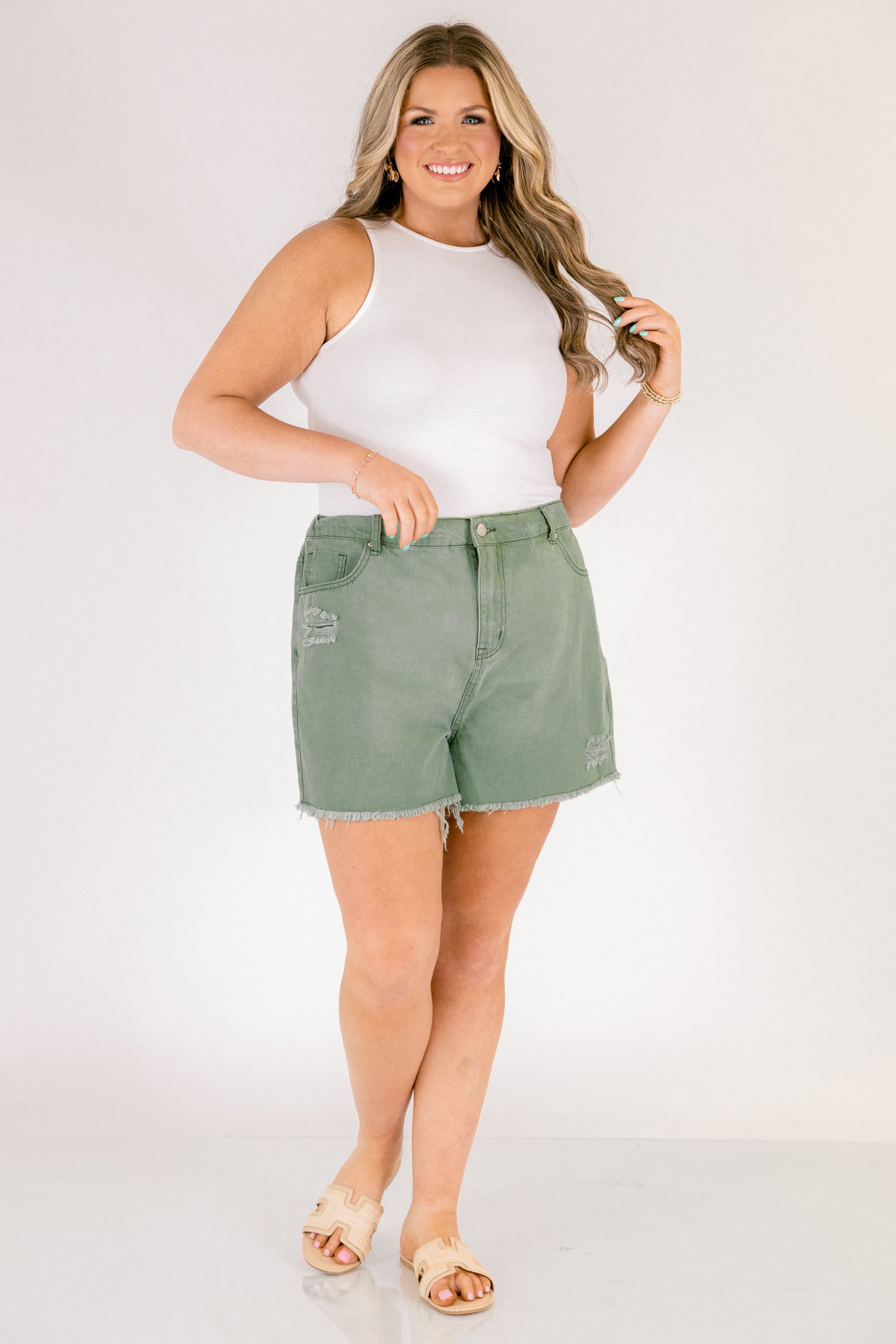 Big Moves Shorts, Olive