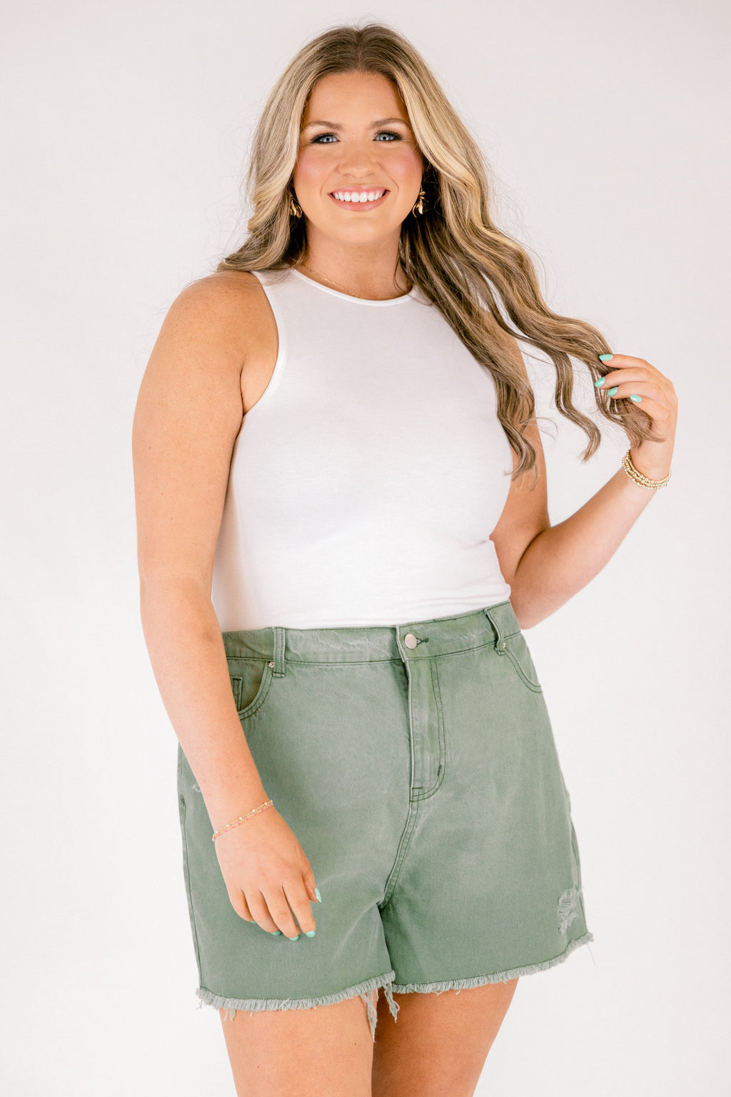Big Moves Shorts, Olive