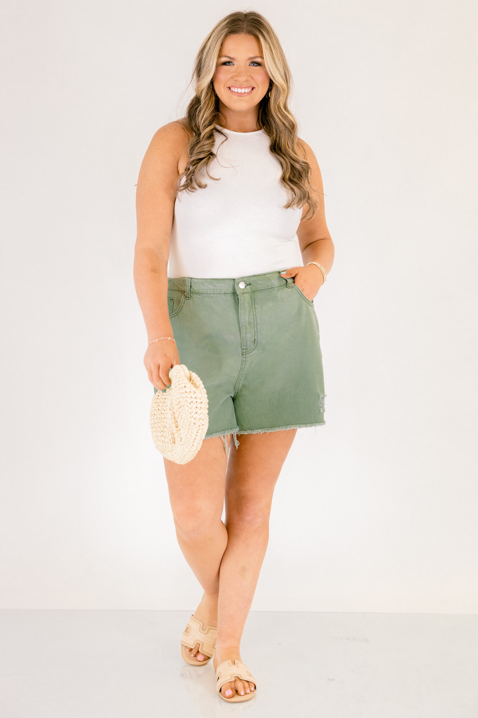 Big Moves Shorts, Olive