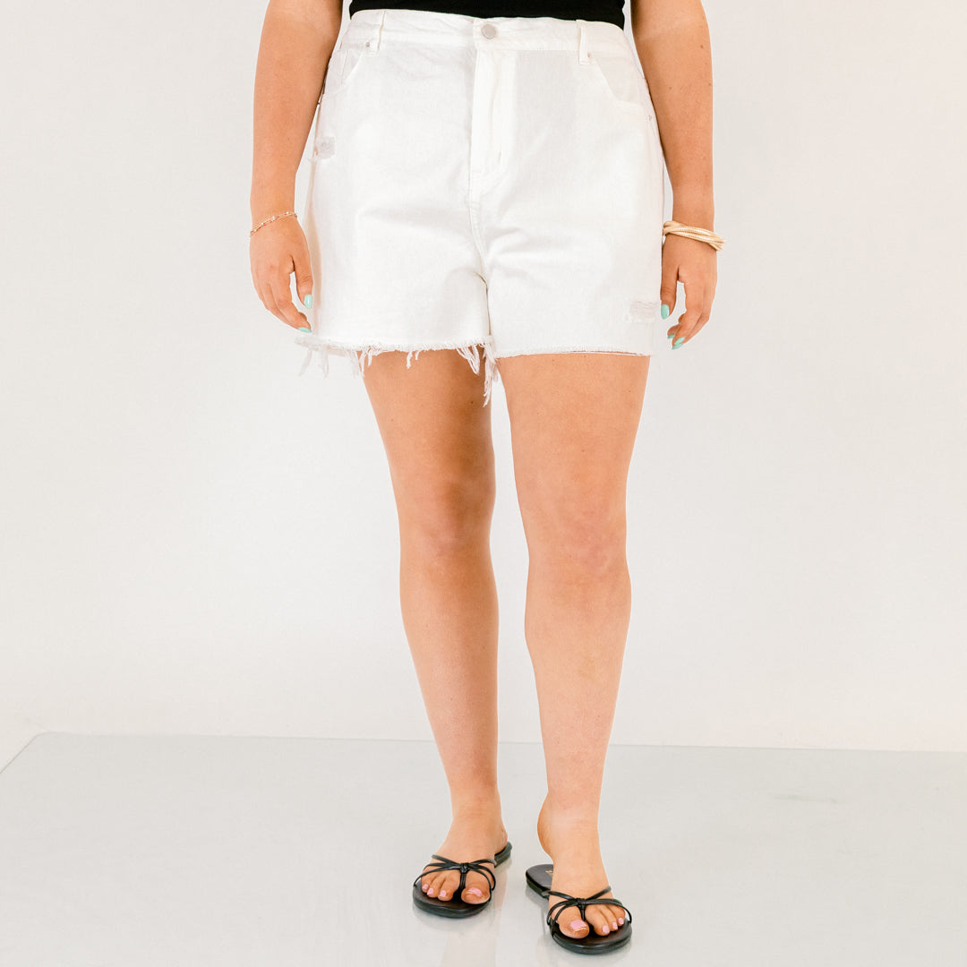 Big Moves Shorts, Cream