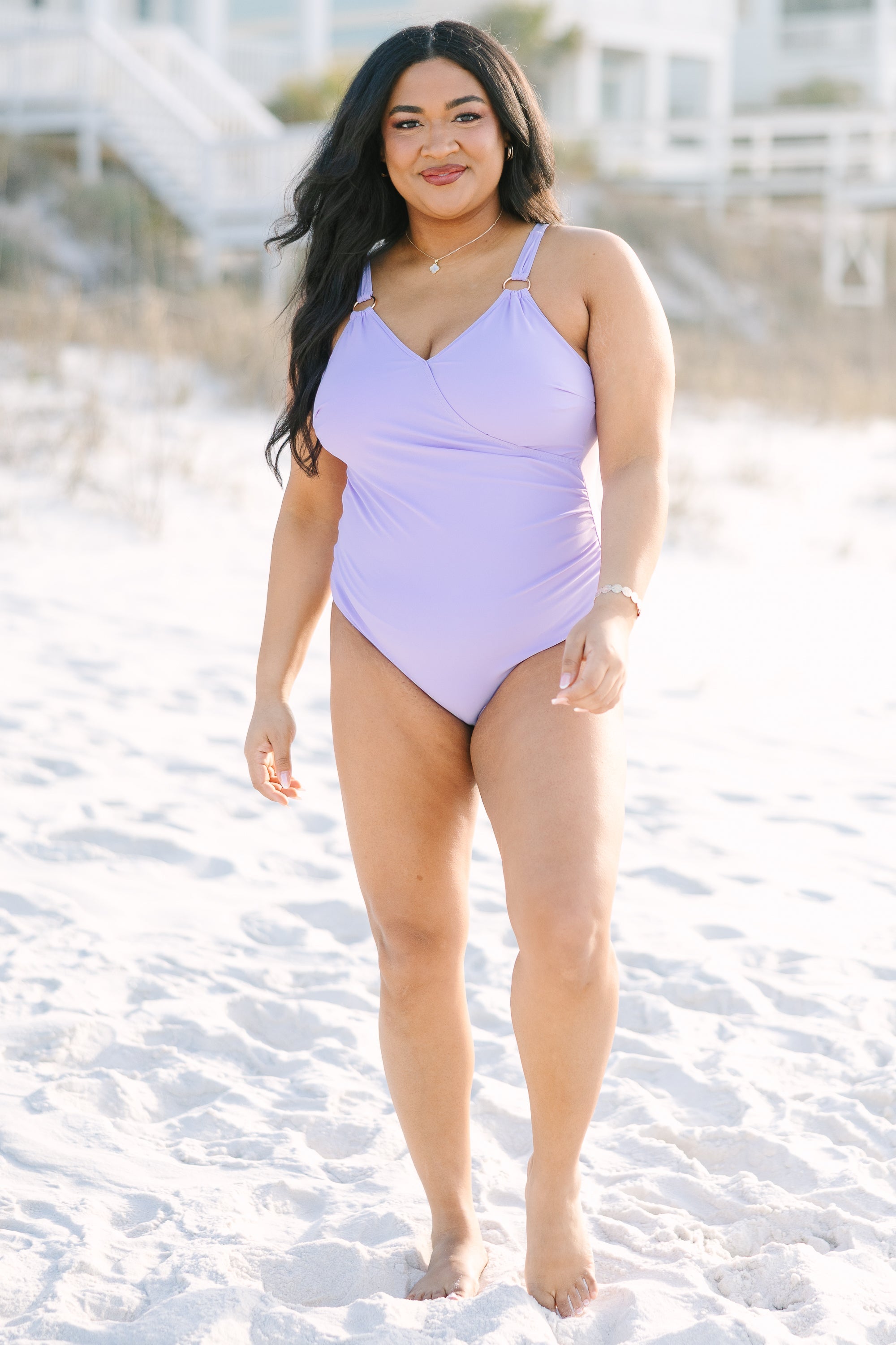 Blooming Beauty Swimsuit, Purple