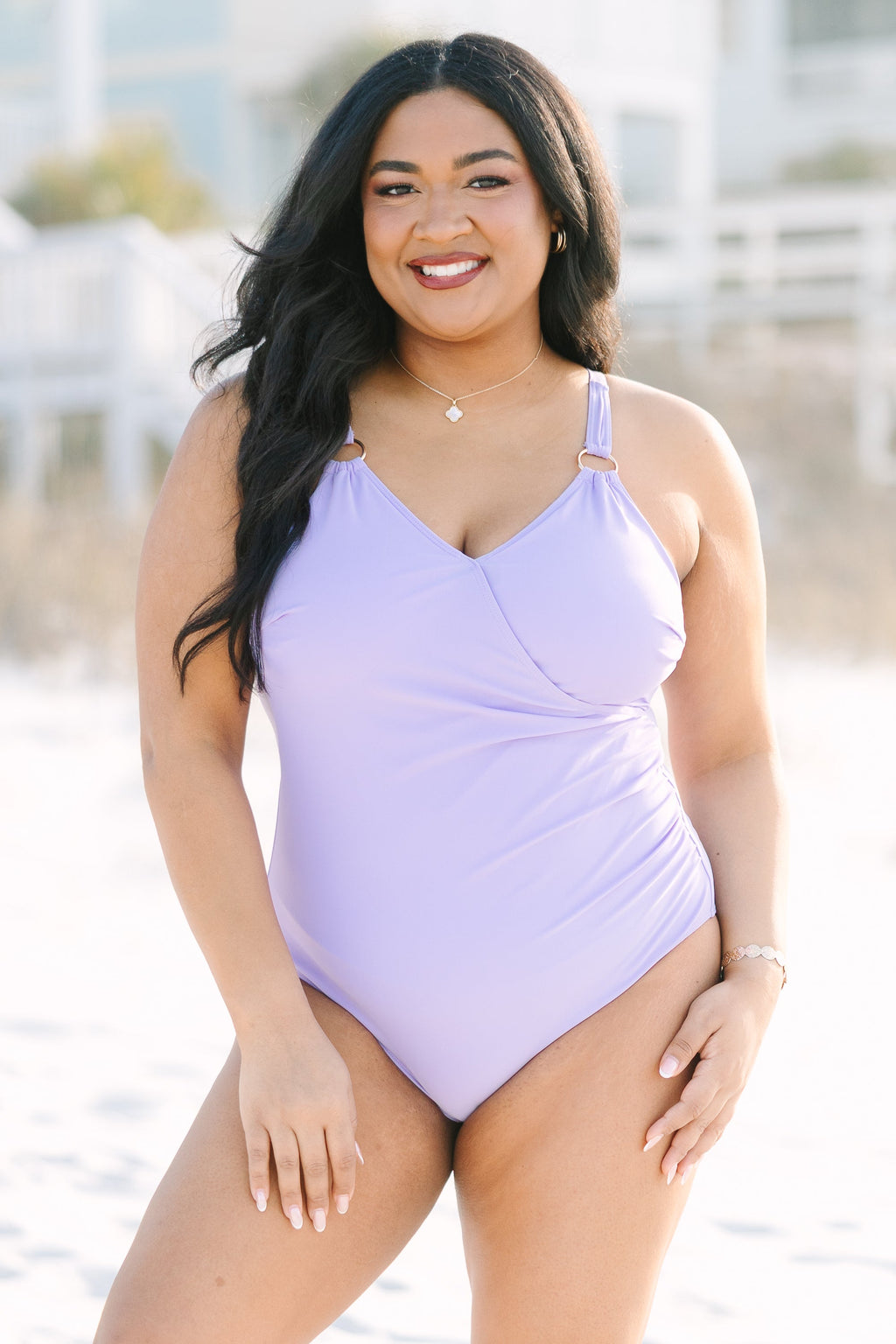 Blooming Beauty Swimsuit, Purple