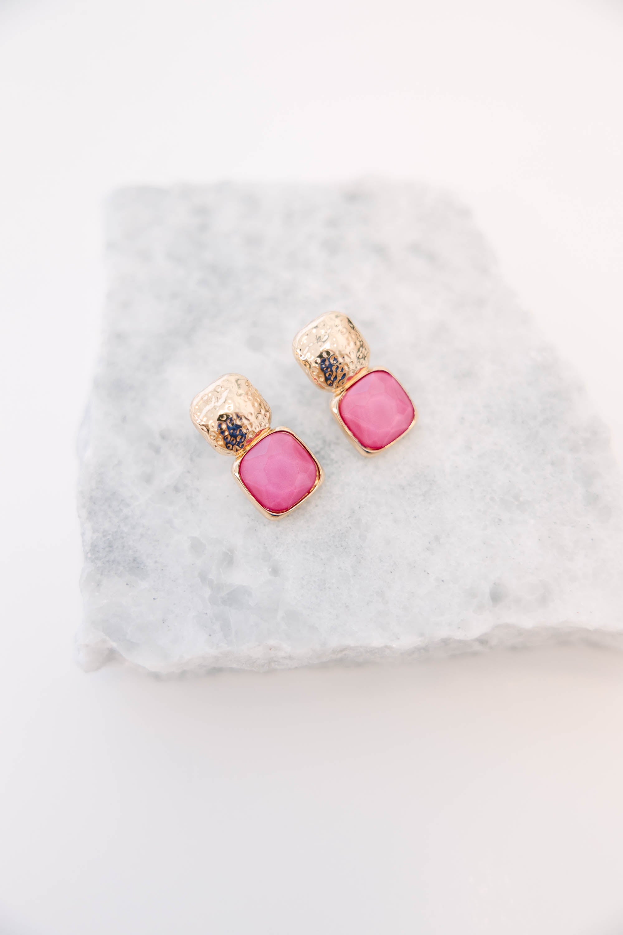 Bloom Later Earrings, Purple