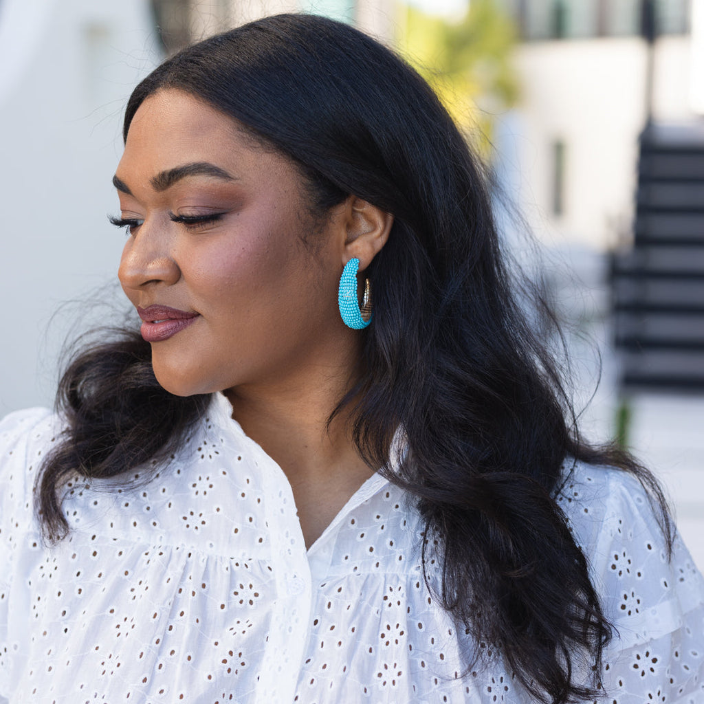 Blue Haven Earrings, Turquoise