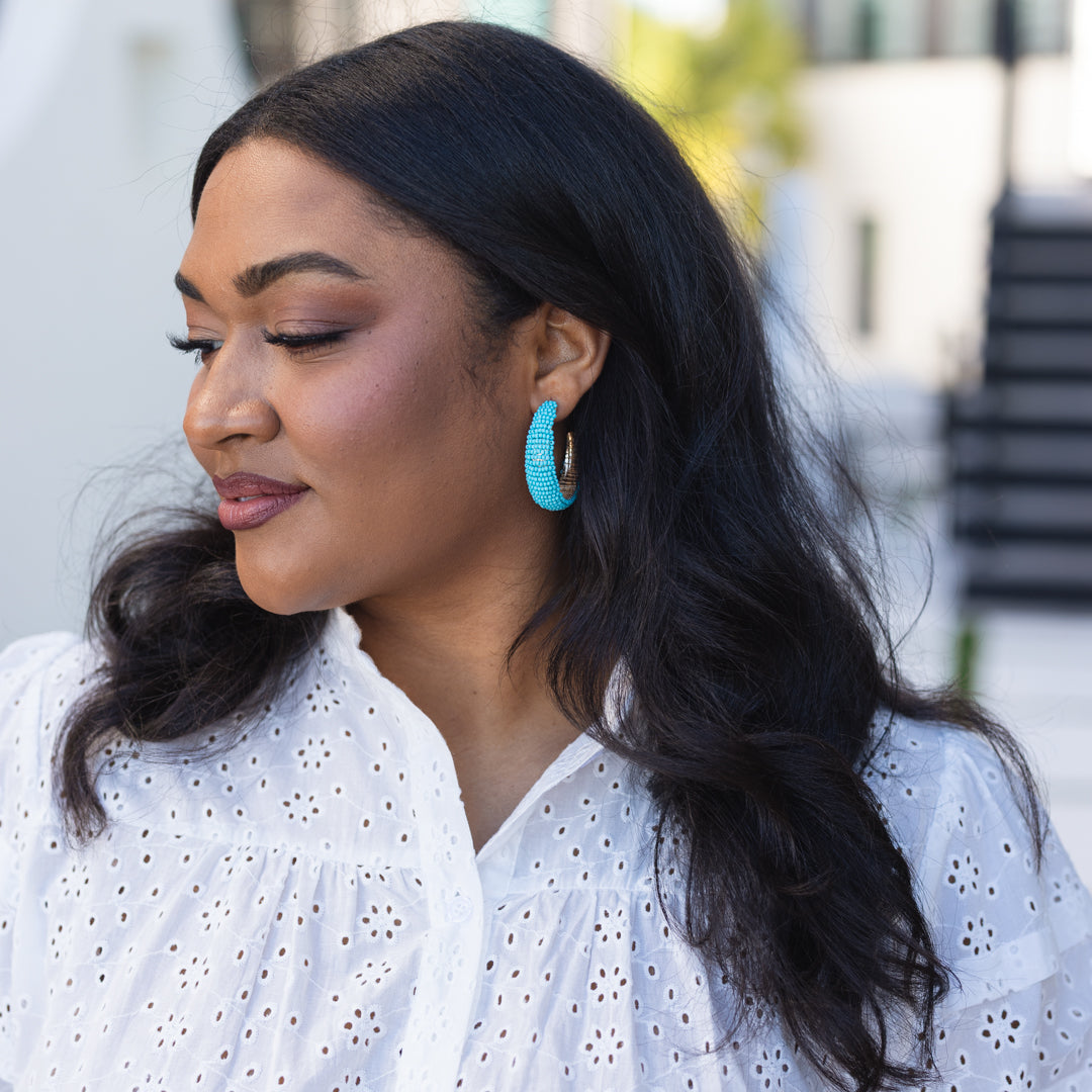 Blue Haven Earrings, Turquoise