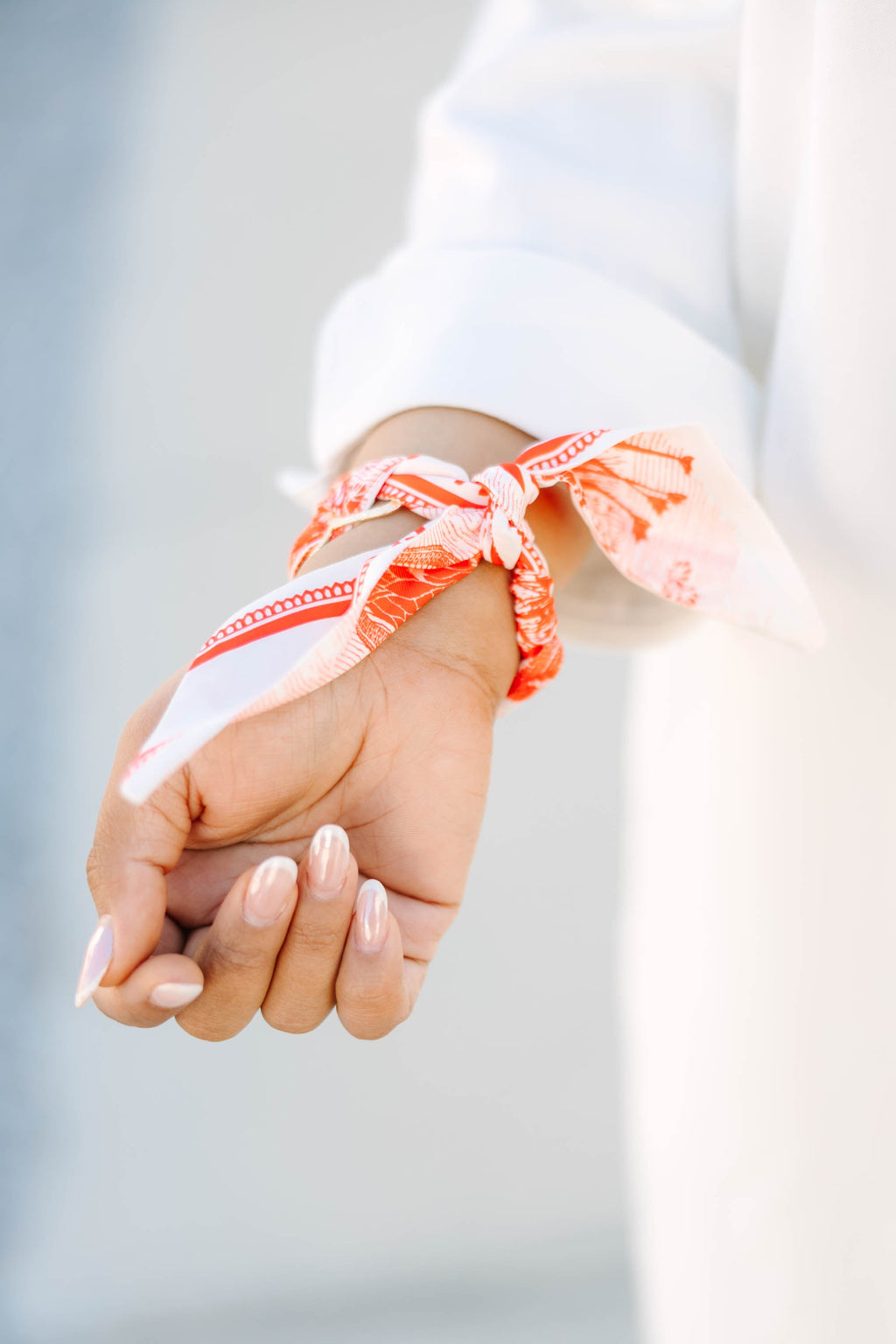 Boho Bloom Wrap Bracelet, Red