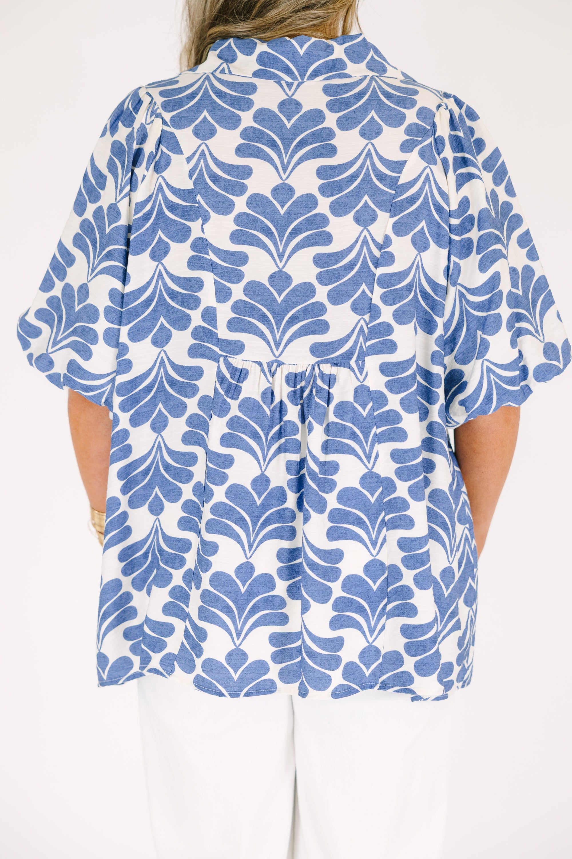Bold Moves Top, Blue