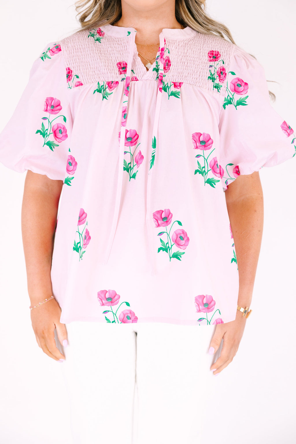 Breathe In The Air Top, Pink