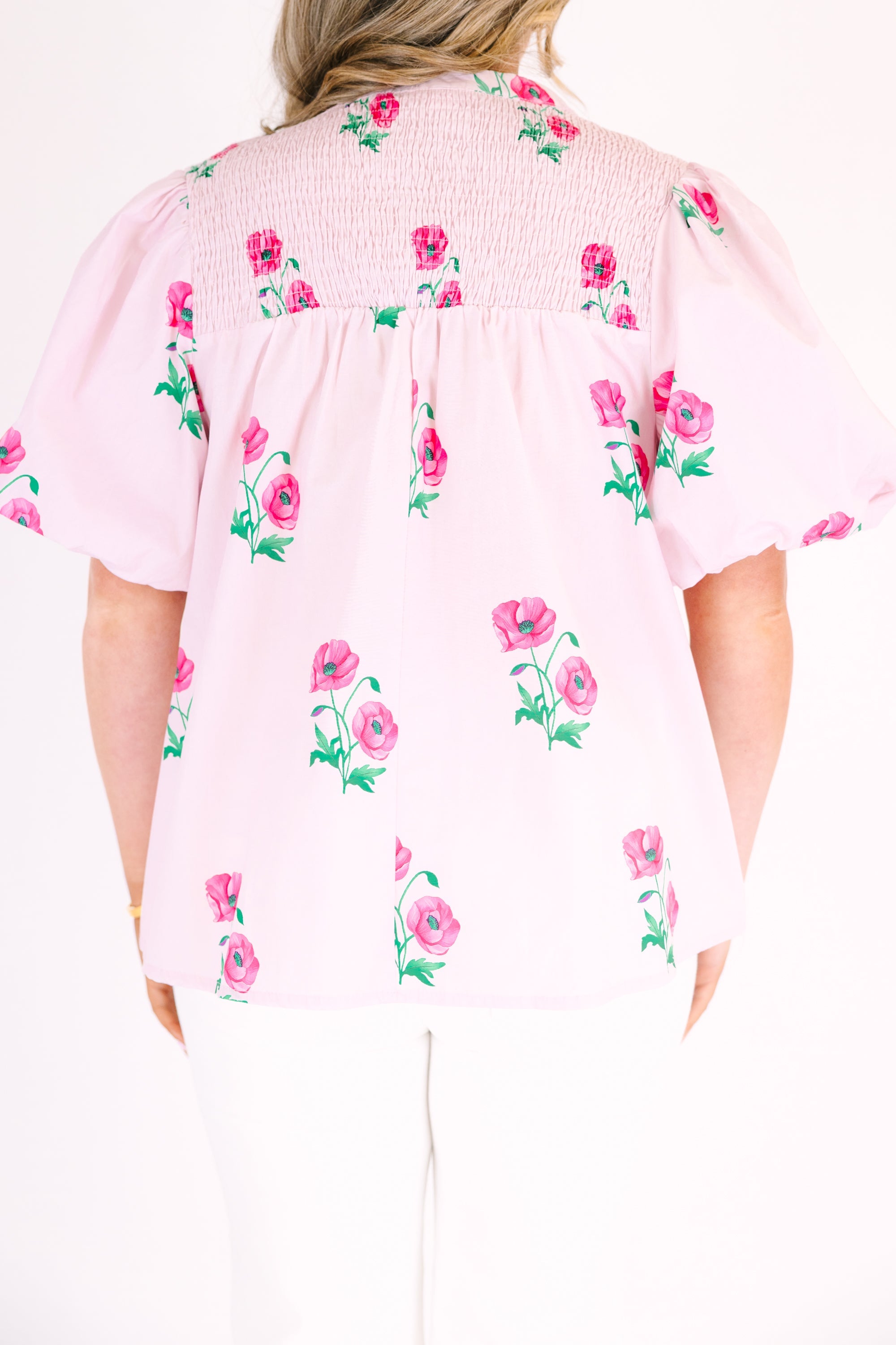Breathe In The Air Top, Pink