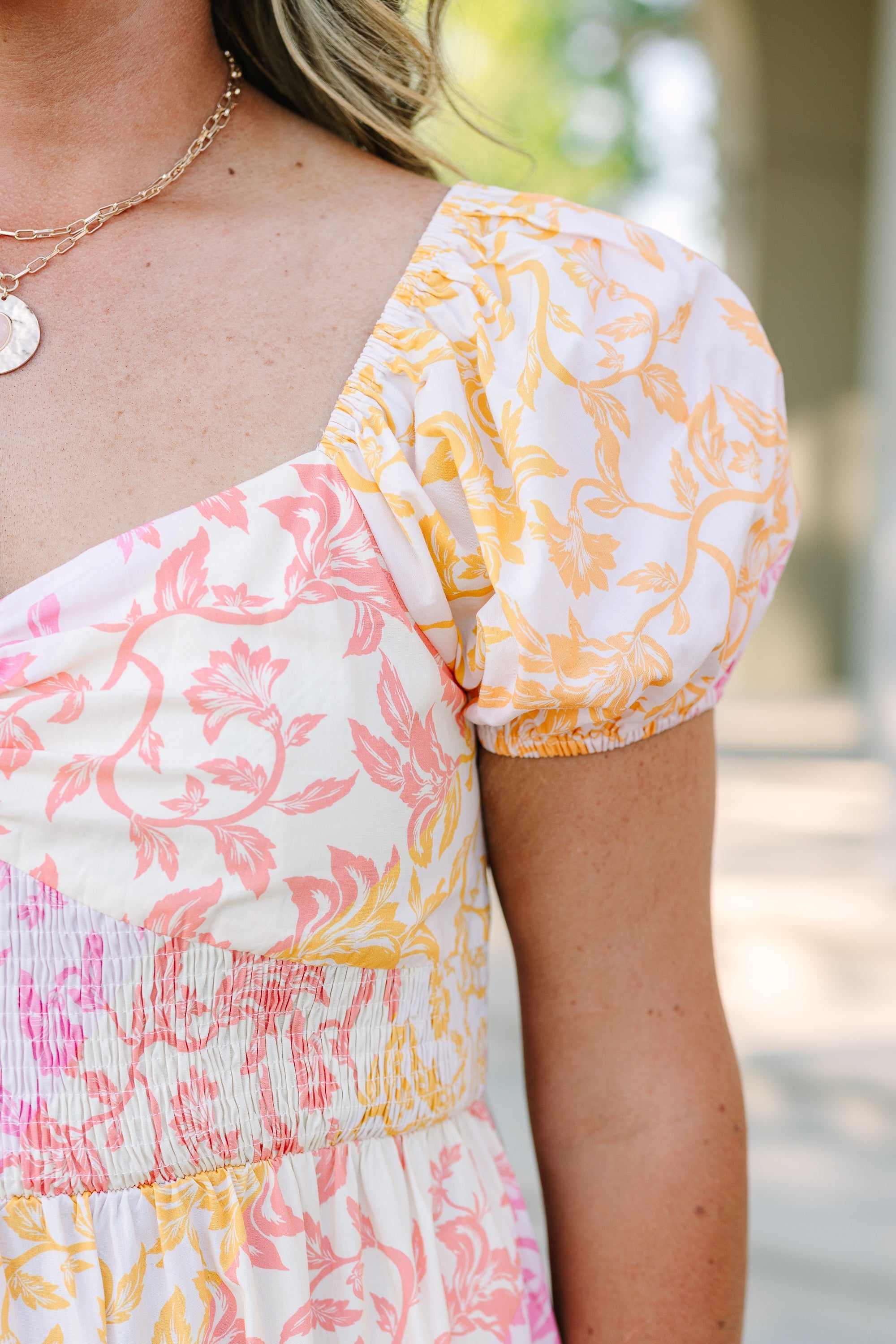 Brighter Perspective Dress, Creamsicle