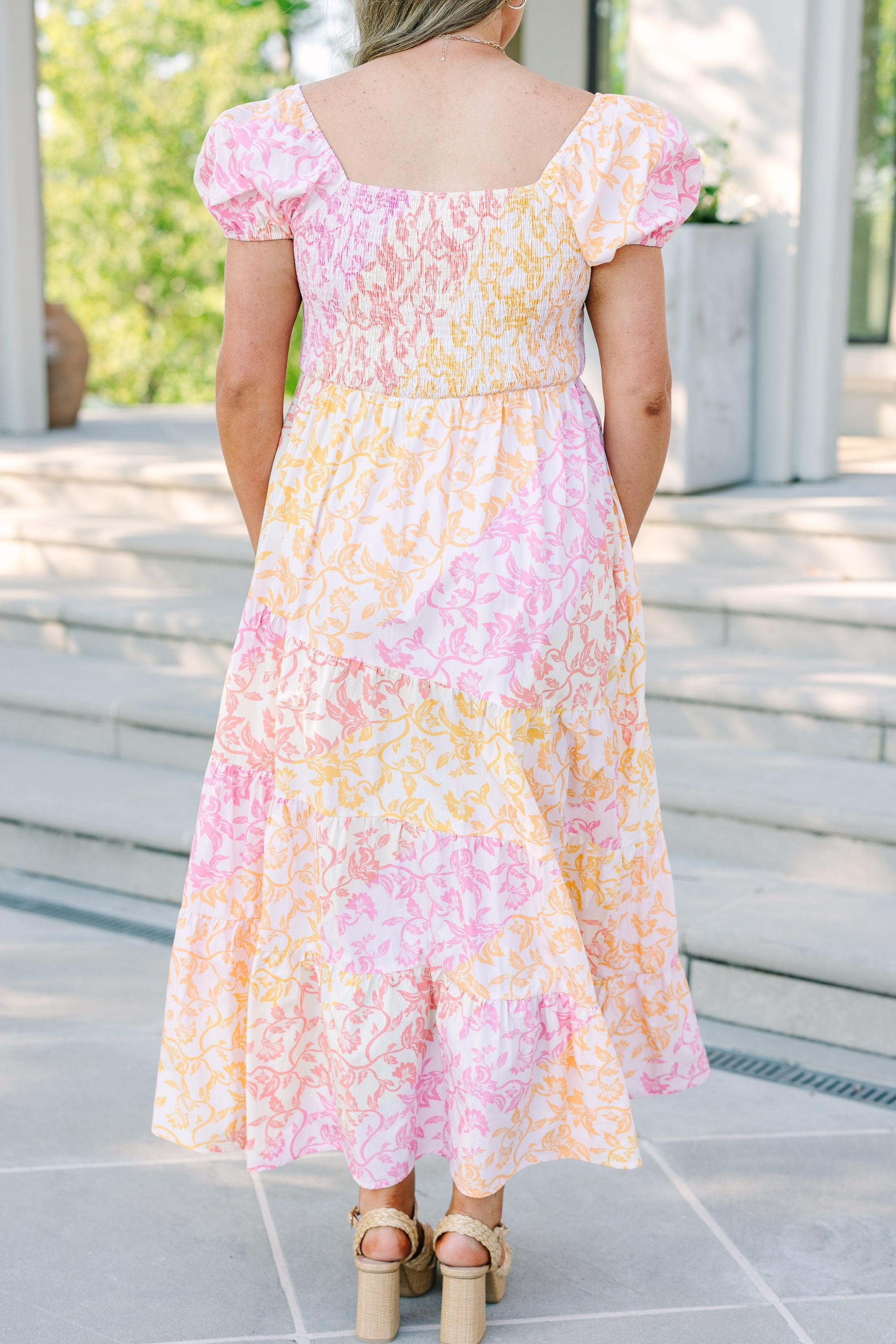 Brighter Perspective Dress, Creamsicle