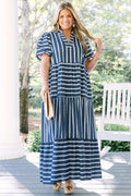 Bright Forecast Dress, Navy