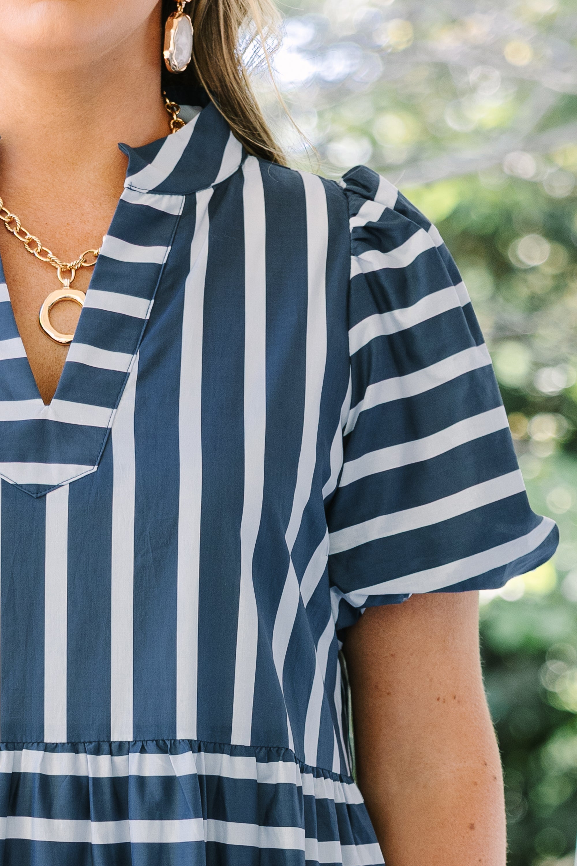 Bright Forecast Dress, Navy
